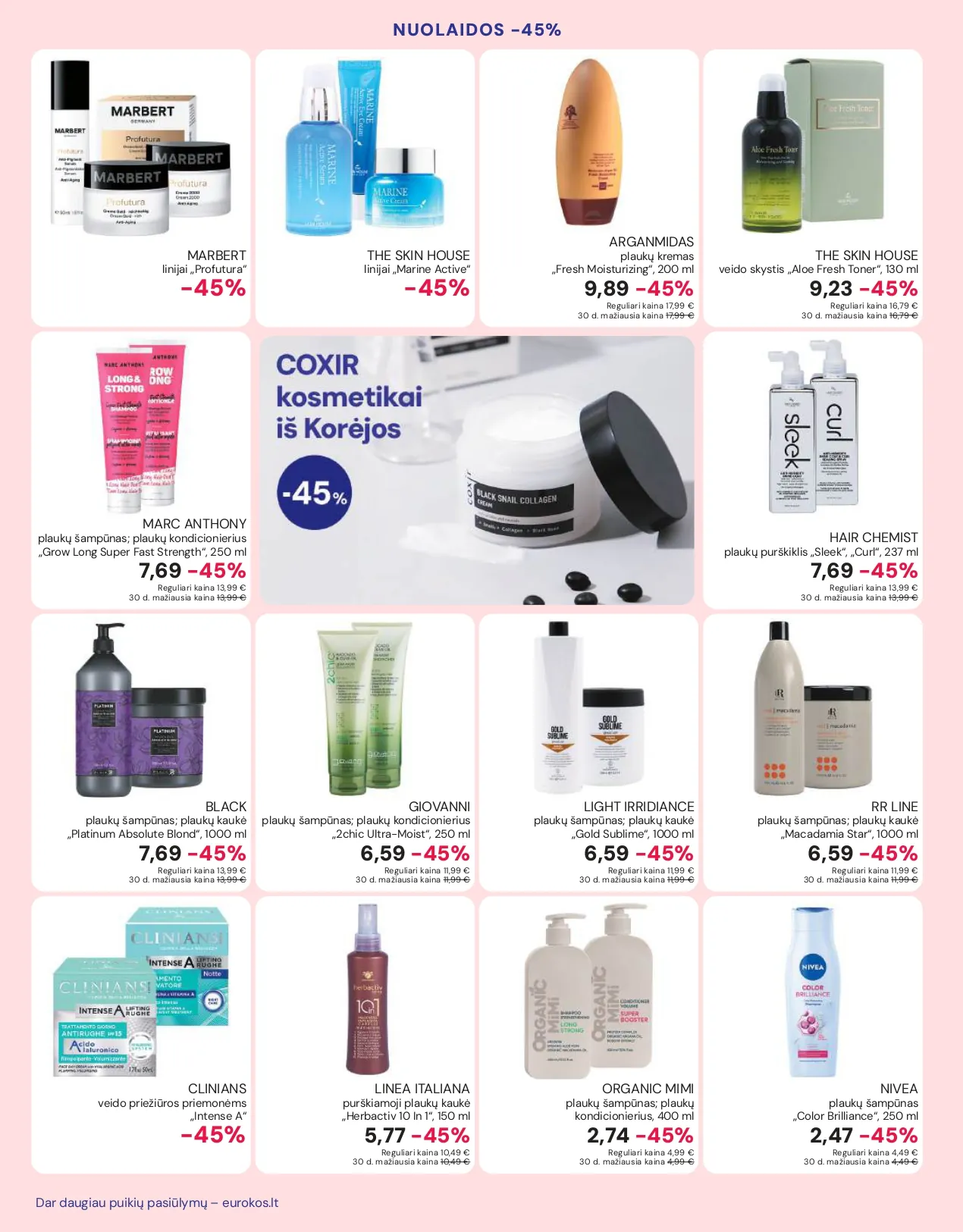 EUROKOS akcijų ir nuolaidų leidinys nuo 2026.01.02 iki 2026.02.02