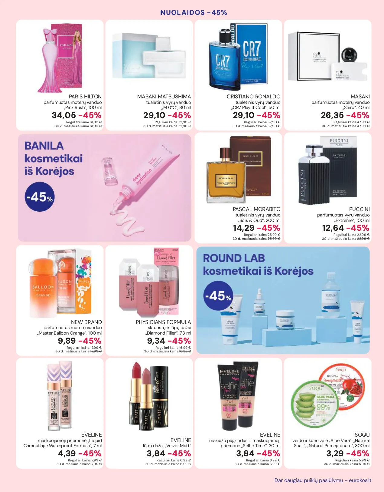 EUROKOS akcijų ir nuolaidų leidinys nuo 2026.01.02 iki 2026.02.02