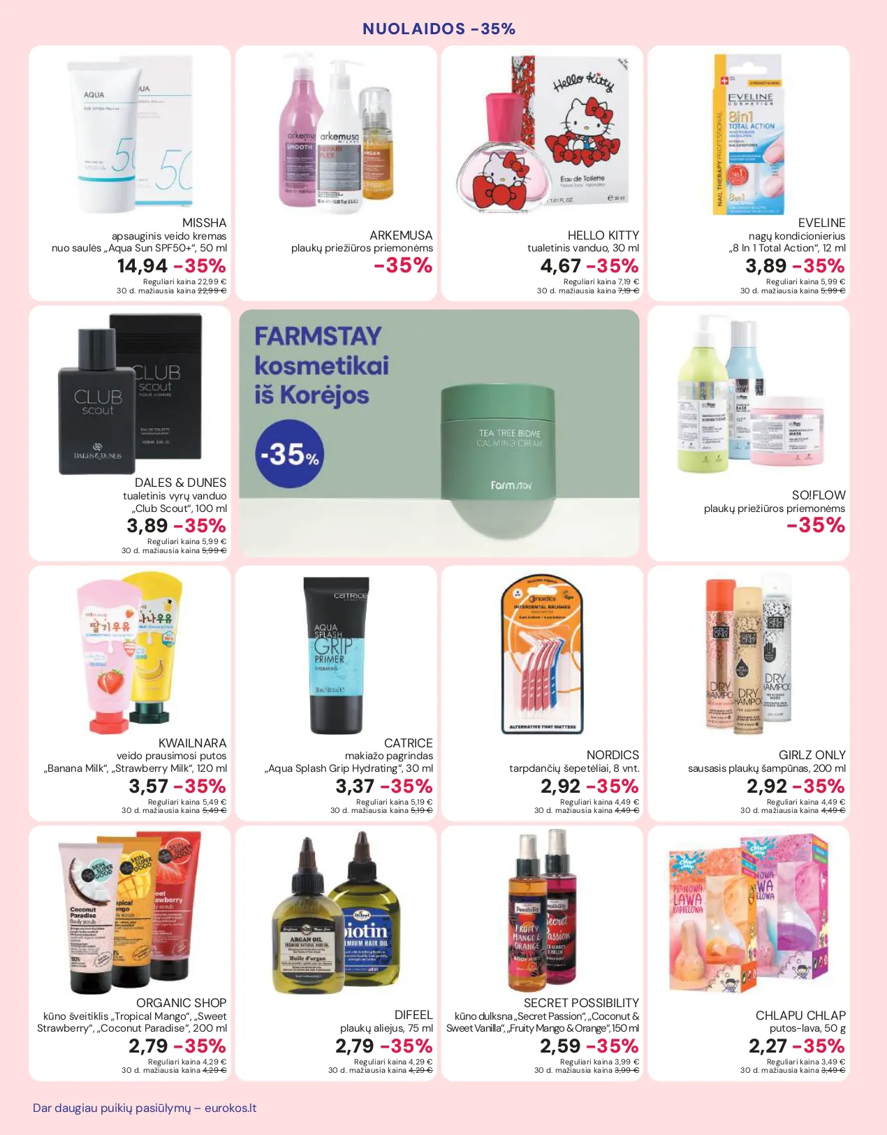 EUROKOS akcijų ir nuolaidų leidinys nuo 2026.01.02 iki 2026.02.02