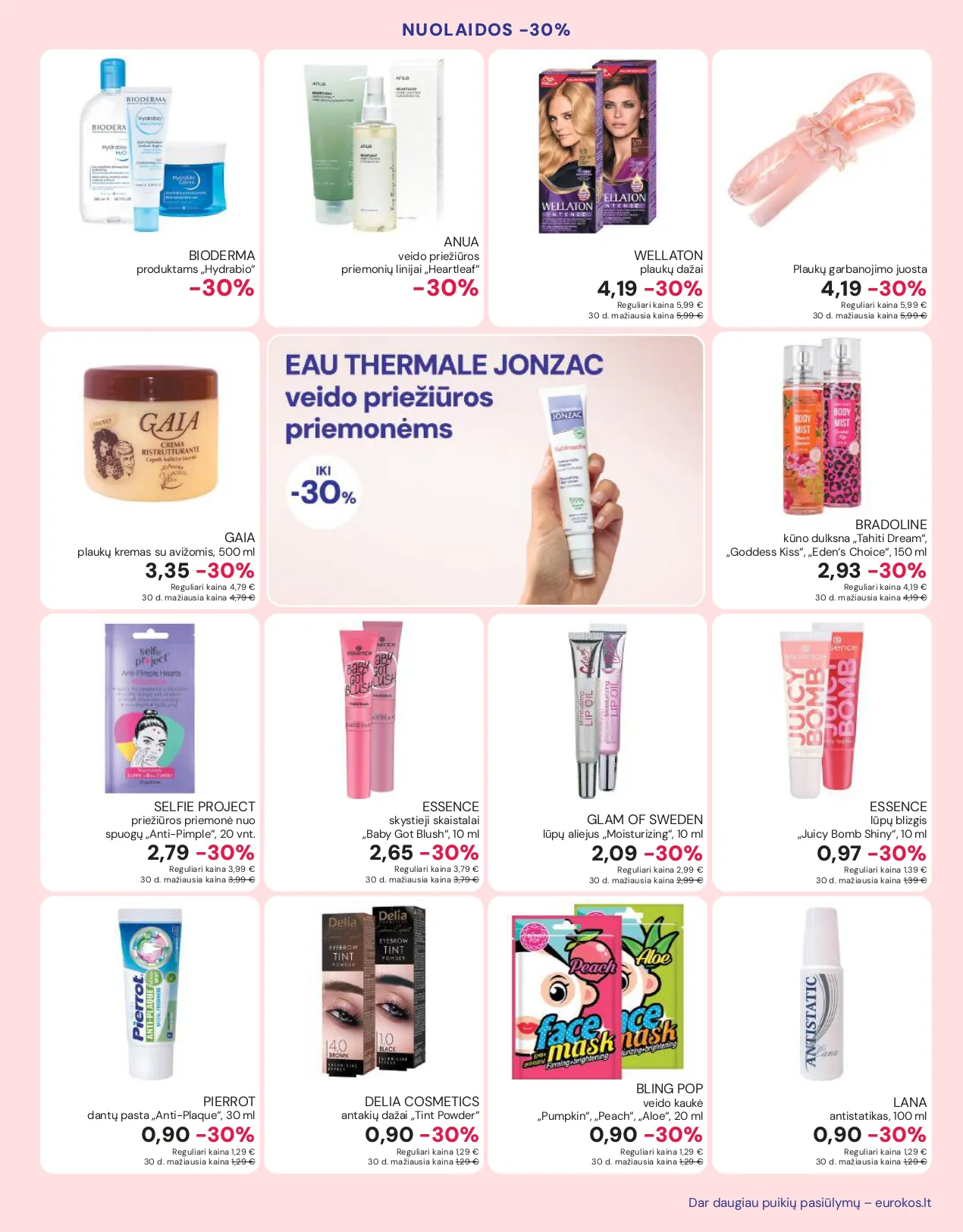 EUROKOS akcijų ir nuolaidų leidinys nuo 2026.01.02 iki 2026.02.02