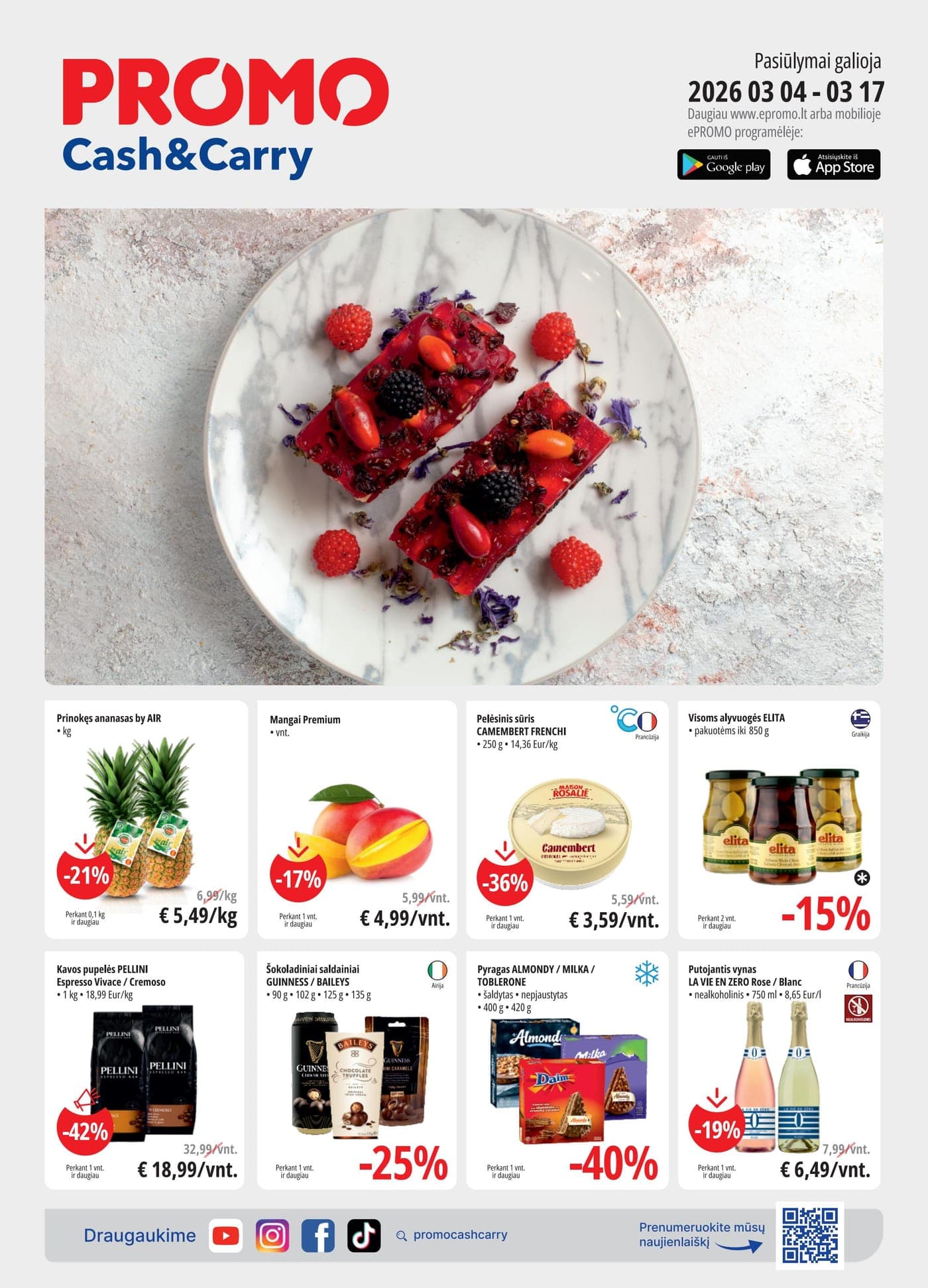 Naujas PROMO CASH&CARRY akcijų ir nuolaidų leidinys nuo 2026.03.04 iki 2026.03.17 - 1