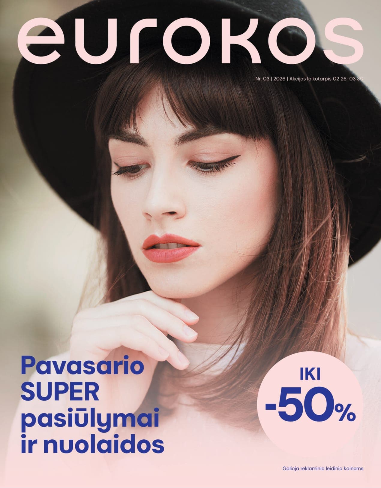 EUROKOS akcijų ir nuolaidų leidinys Nr. 3 nuo 2026.02.26 iki 2026.03.30 - 1