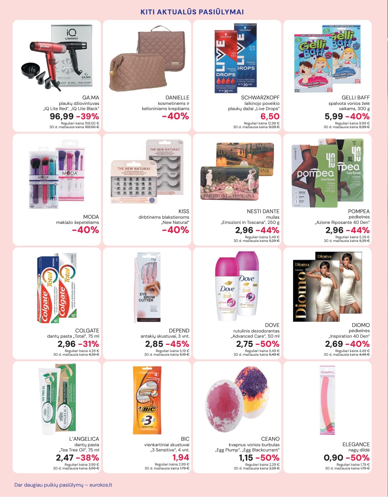 EUROKOS akcijų ir nuolaidų leidinys Nr. 3 nuo 2026.02.26 iki 2026.03.30 - 18