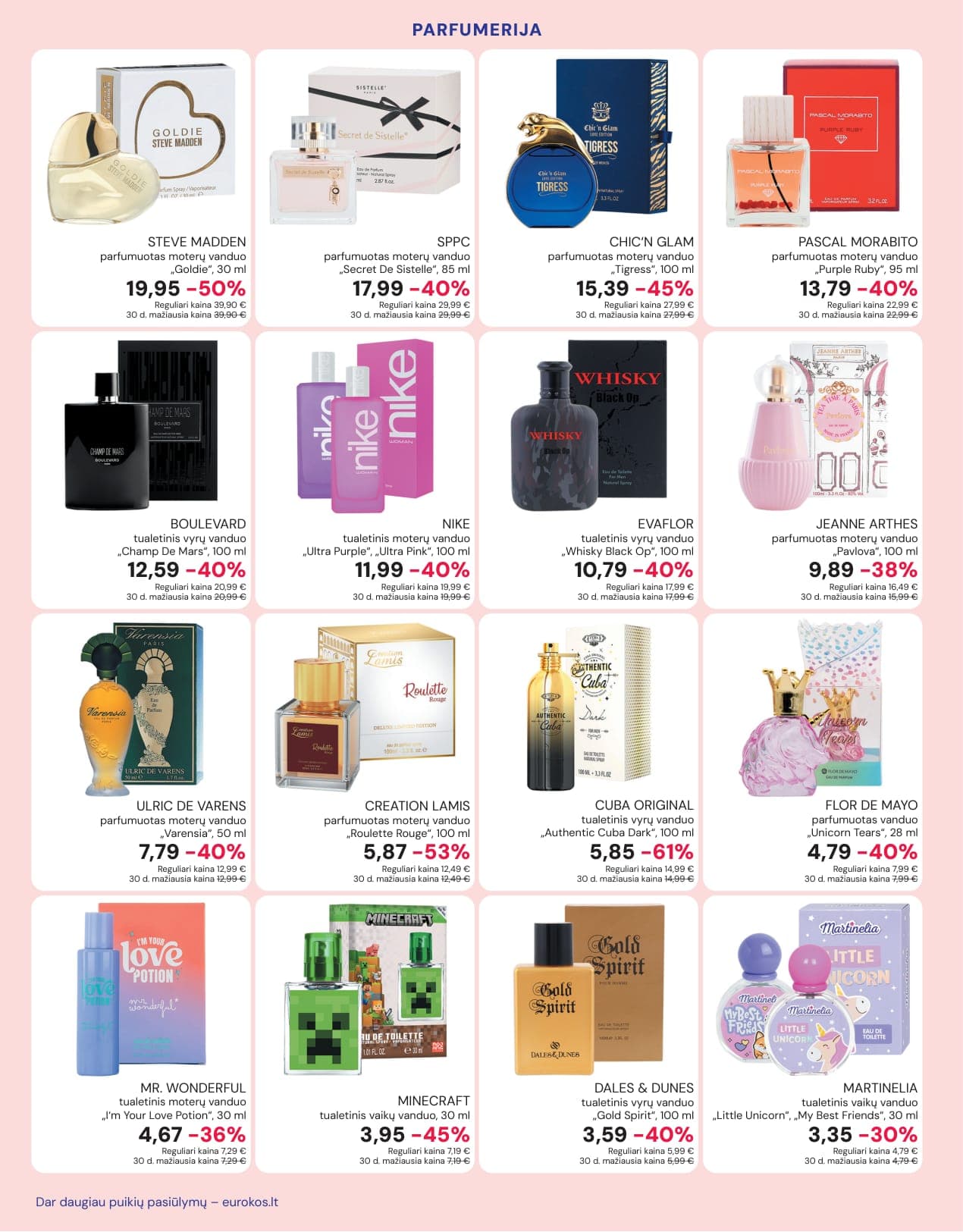 EUROKOS akcijų ir nuolaidų leidinys Nr. 3 nuo 2026.02.26 iki 2026.03.30 - 2