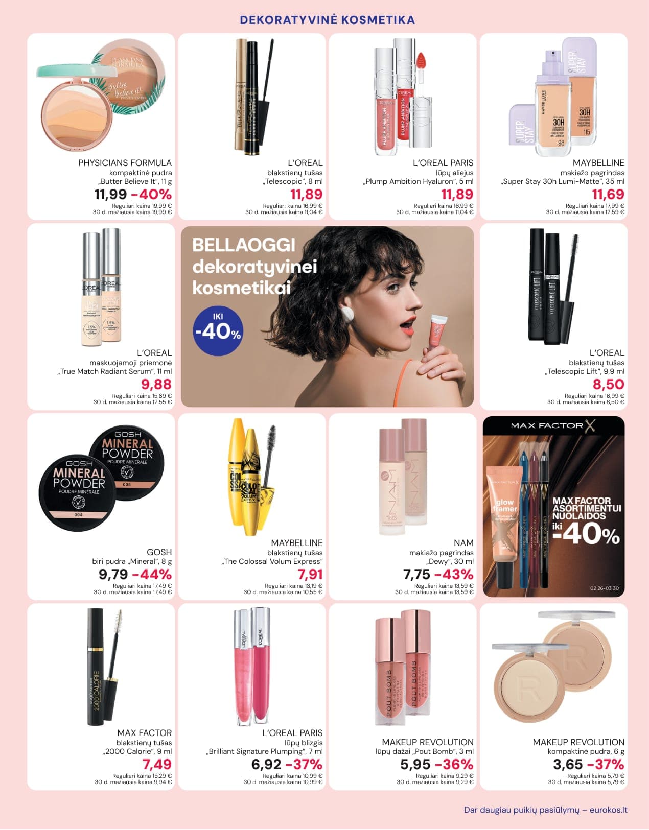 EUROKOS akcijų ir nuolaidų leidinys Nr. 3 nuo 2026.02.26 iki 2026.03.30 - 5