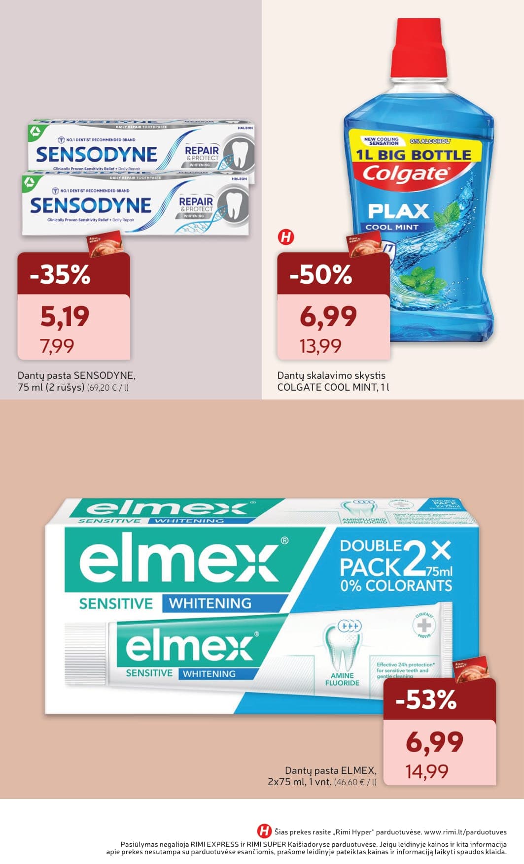 Naujas RIMI grožio prekių akcijų ir nuolaidų leidinys "Viskas grožiui" nuo 2026.03.03 iki 2026.03.30 - 5