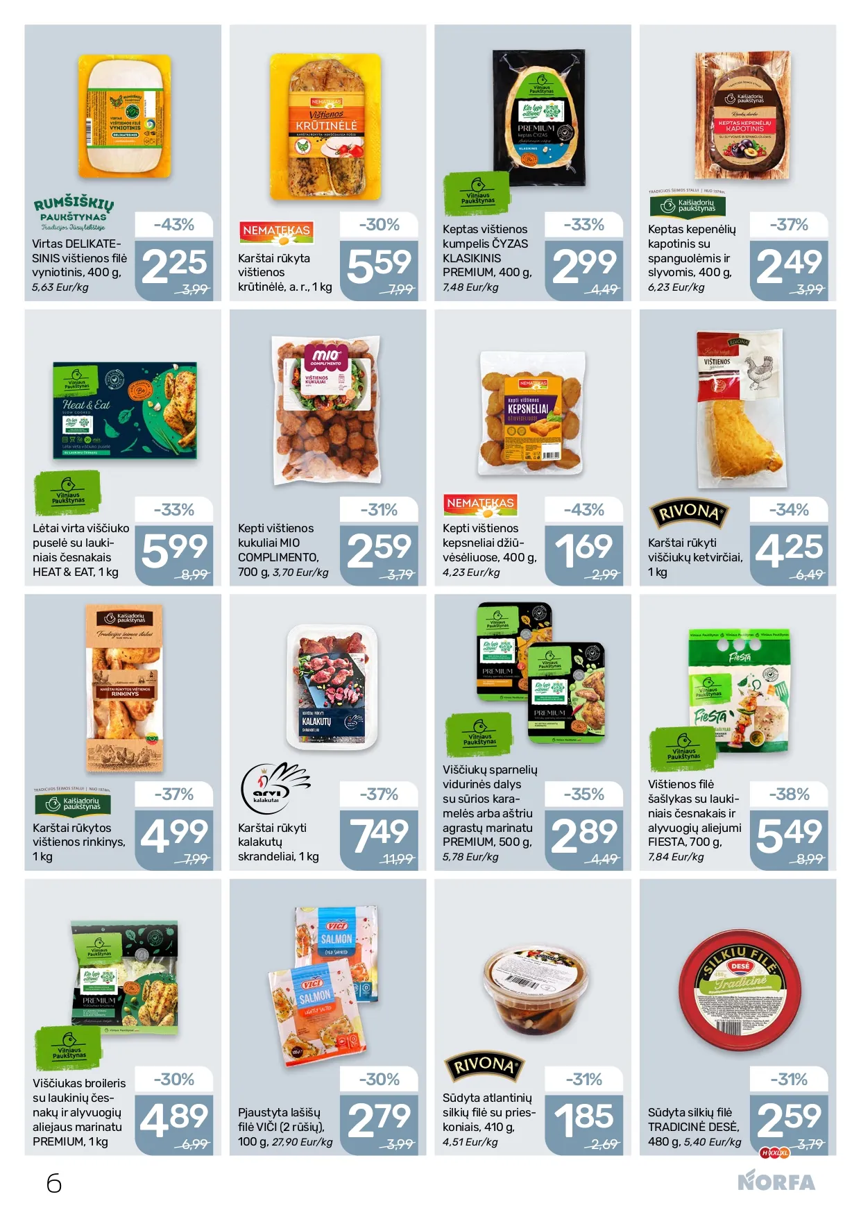NORFA akcijų ir nuolaidų leidinys Nr. 1 nuo 2026.01.08 iki 2026.01.21 - 6