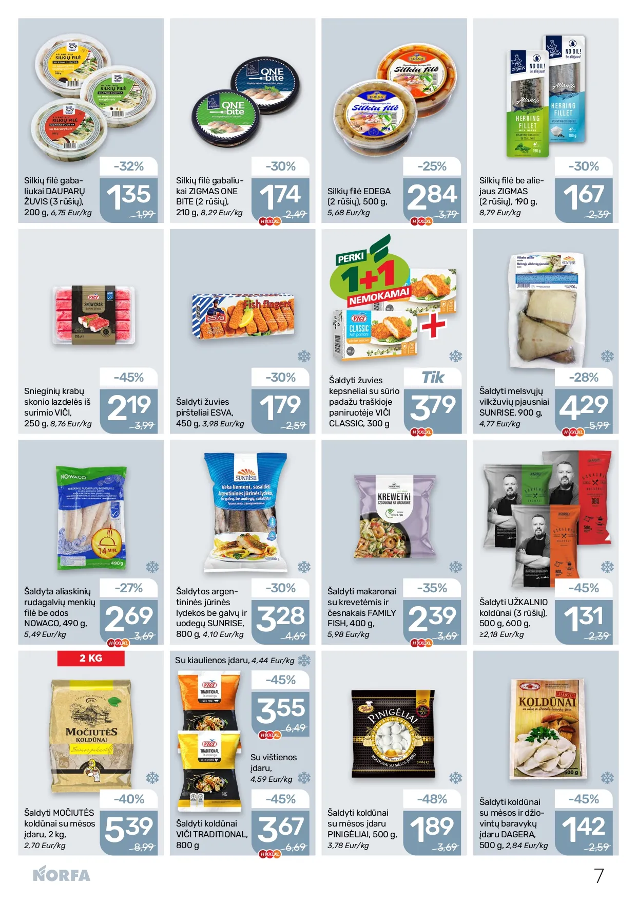 NORFA akcijų ir nuolaidų leidinys Nr. 1 nuo 2026.01.08 iki 2026.01.21 - 7