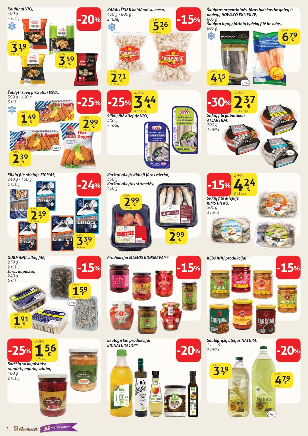 GRŪSTĖ akcijų ir nuolaidų leidinys Nr. 5 nuo 2026.02.11 iki 2026.02.20