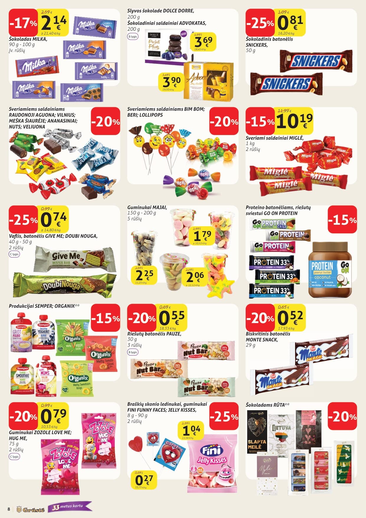 GRŪSTĖ akcijų ir nuolaidų leidinys Nr. 5 nuo 2026.02.11 iki 2026.02.20