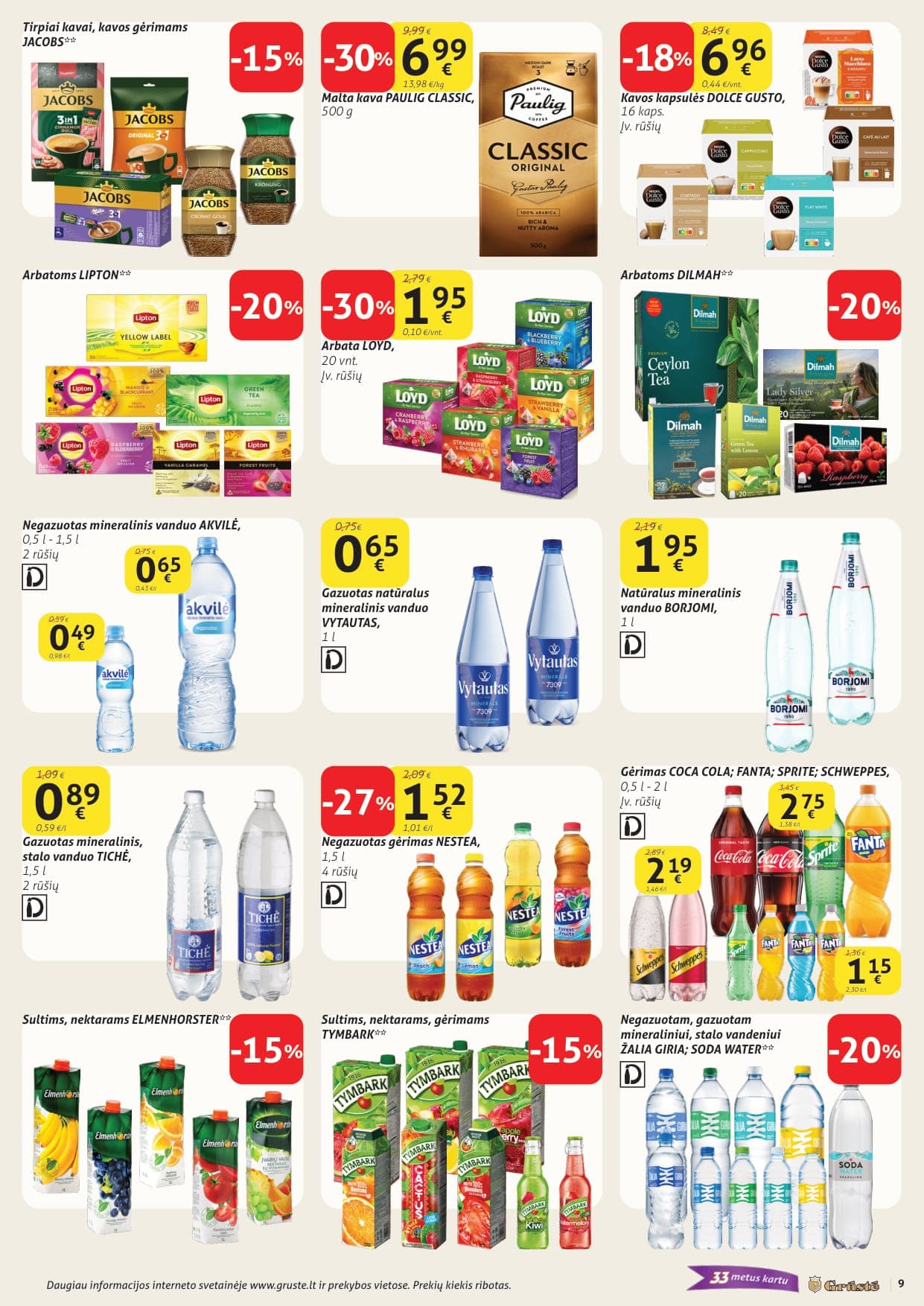 GRŪSTĖ akcijų ir nuolaidų leidinys Nr. 5 nuo 2026.02.11 iki 2026.02.20