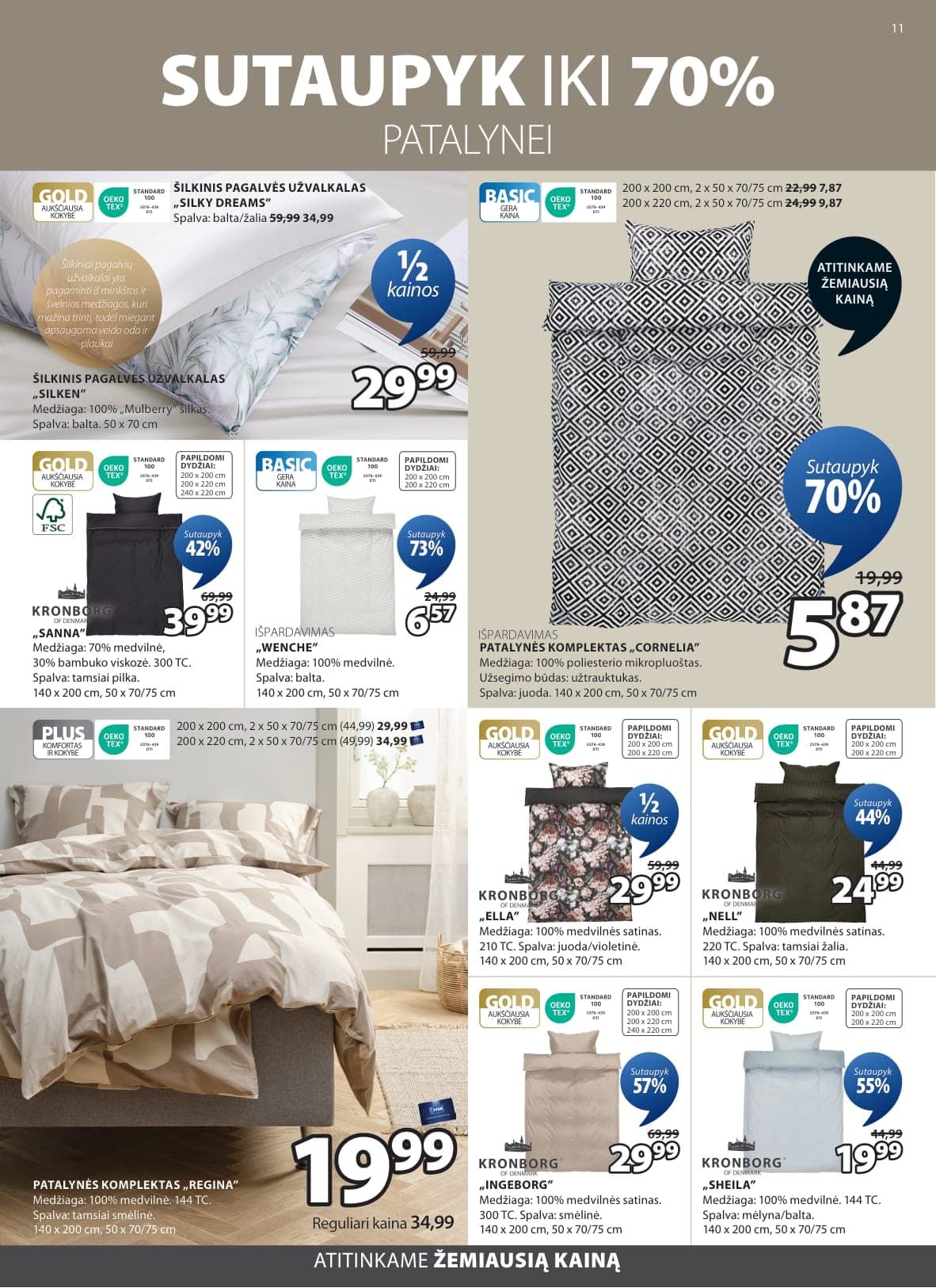 JYSK akcijų ir nuolaidų ledinys nuo 2026.02.17 iki 2026.03.02 - 12