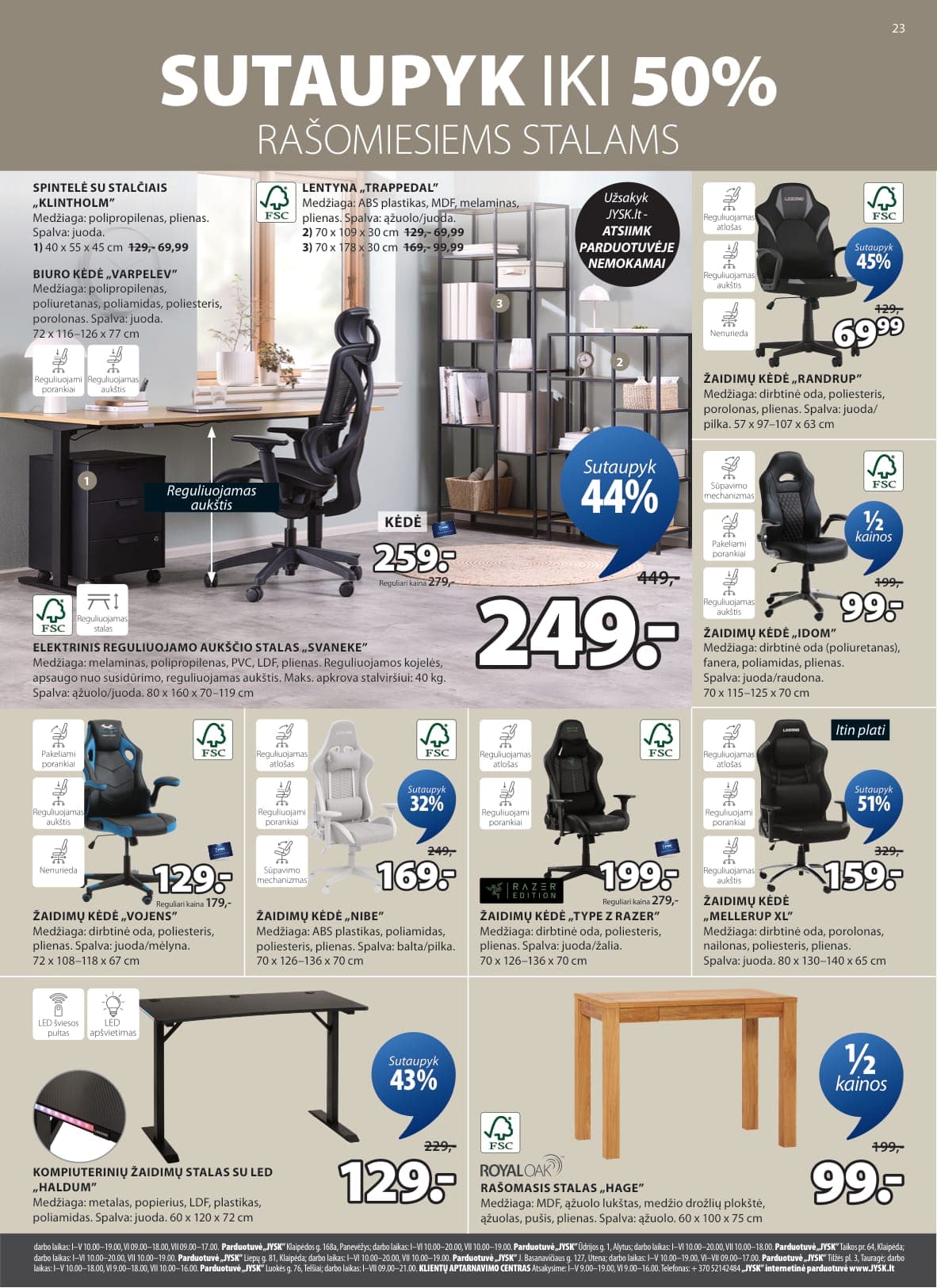 JYSK akcijų ir nuolaidų ledinys nuo 2026.02.17 iki 2026.03.02 - 24