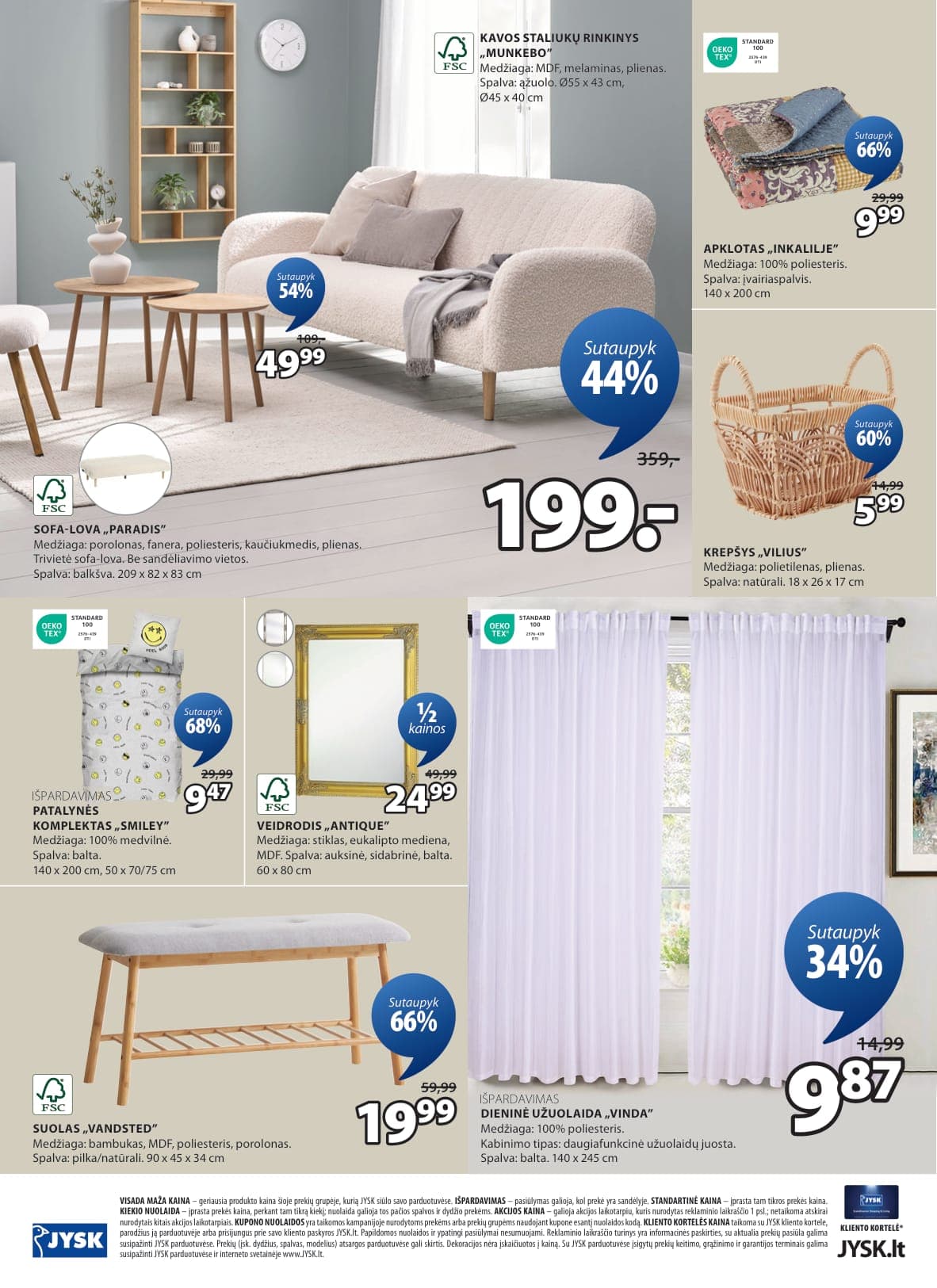 JYSK akcijų ir nuolaidų ledinys nuo 2026.02.17 iki 2026.03.02 - 25