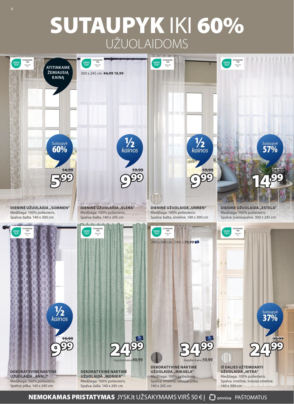 JYSK akcijų ir nuolaidų ledinys nuo 2026.02.17 iki 2026.03.02 - 5