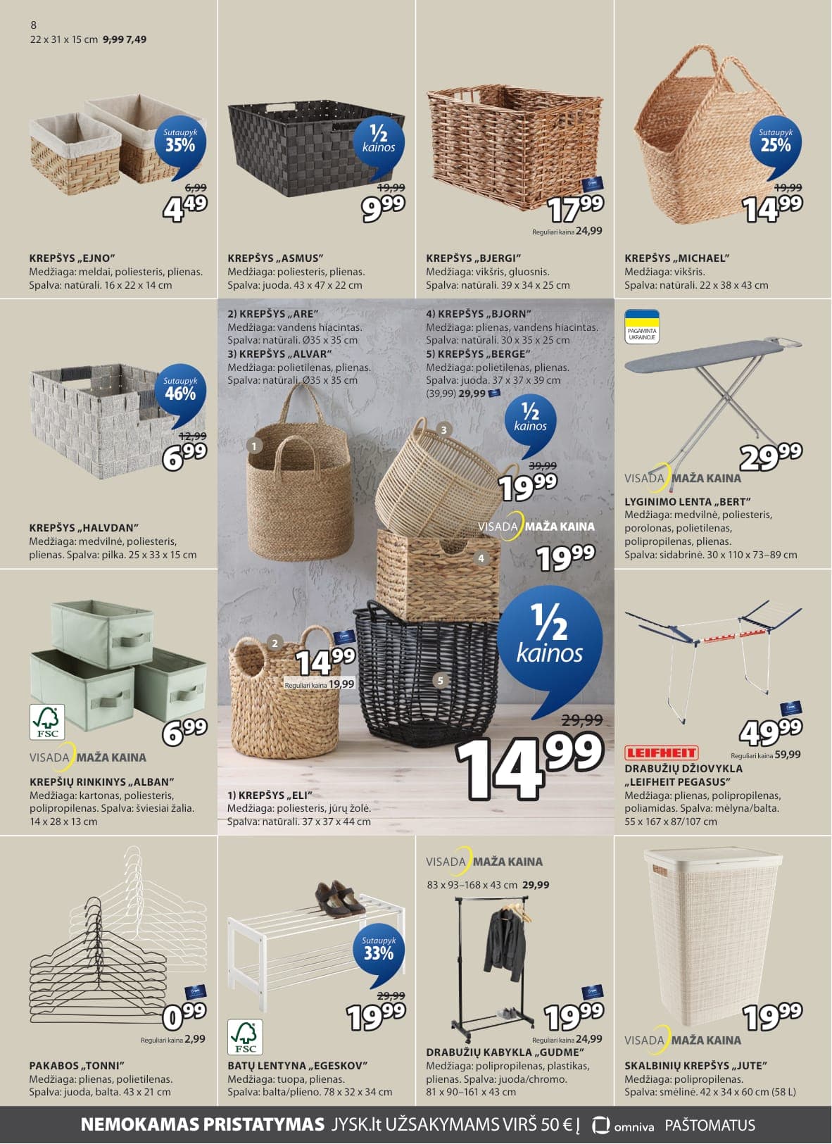 JYSK akcijų ir nuolaidų ledinys nuo 2026.02.17 iki 2026.03.02 - 9