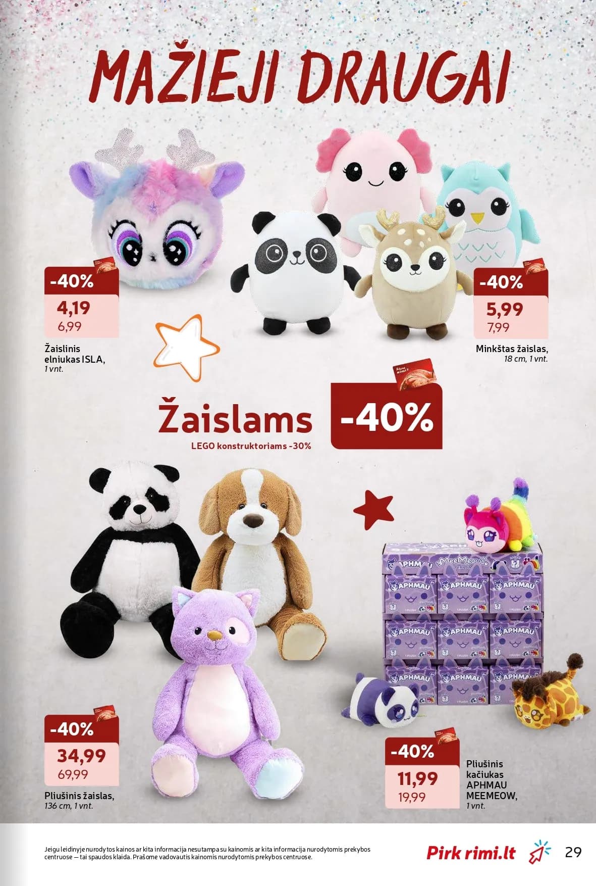 RIMI žiemos švenčių ne maisto prekių akcijų ir nuolaidų leidinys nuo 2025.11.18 iki 2025.12.28 - 29
