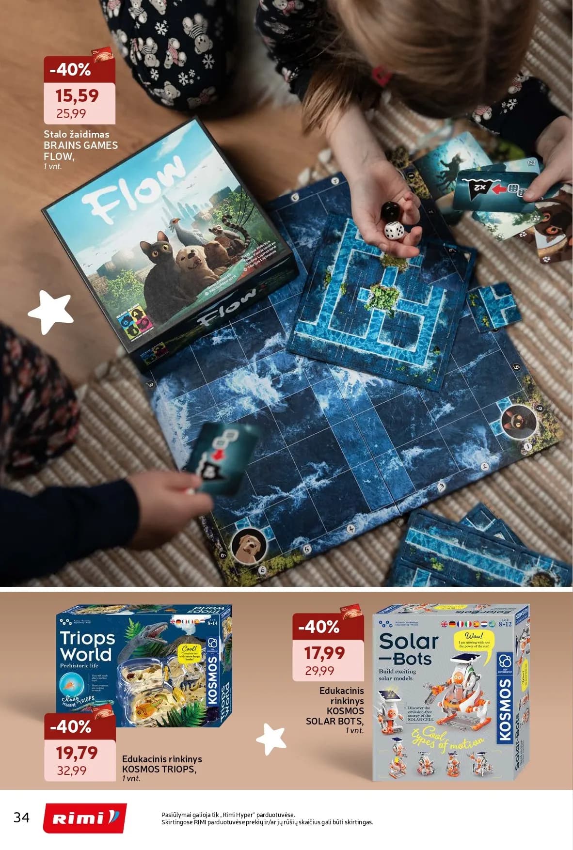 RIMI žiemos švenčių ne maisto prekių akcijų ir nuolaidų leidinys nuo 2025.11.18 iki 2025.12.28 - 34