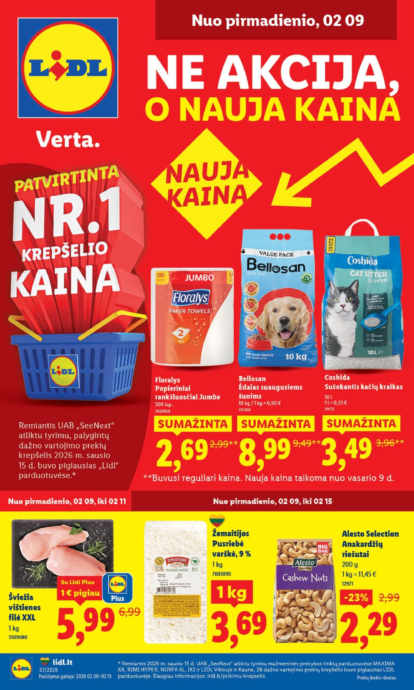 Naujas LIDL akcijų ir nuolaidų leidinys Nr. 7 nuo 2026.02.09 iki 2026.02.15 - 1