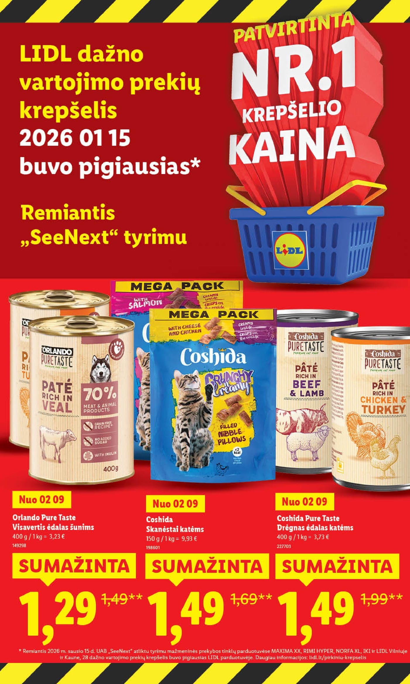 Naujas LIDL akcijų ir nuolaidų leidinys Nr. 7 nuo 2026.02.09 iki 2026.02.15 - 2