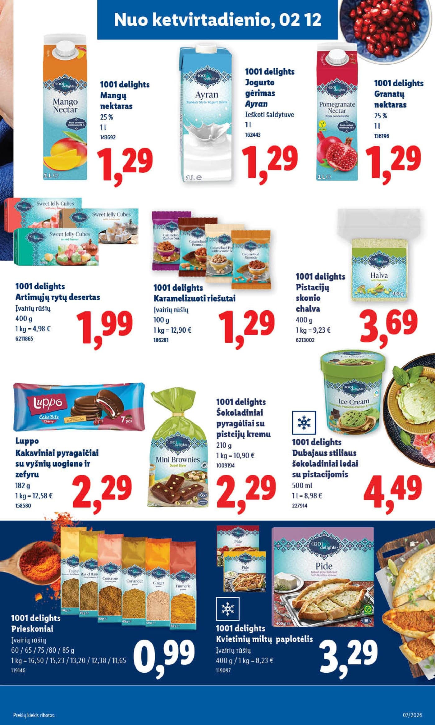 Naujas LIDL akcijų ir nuolaidų leidinys Nr. 7 nuo 2026.02.09 iki 2026.02.15 - 27