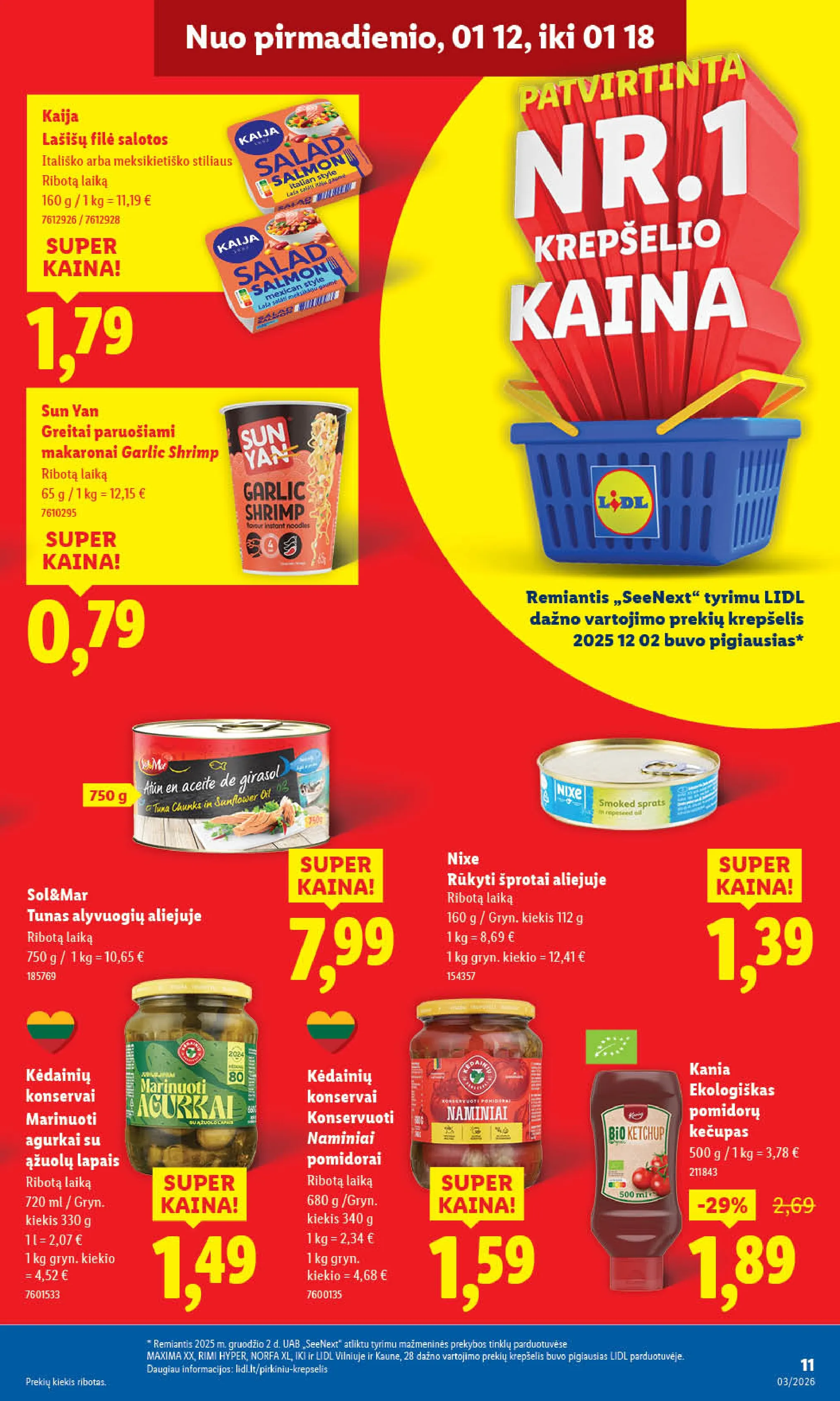 LIDL akcijų ir nuolaidų leidinys Nr. 3 nuo 2026.01.12 iki 2026.01.18 - 13