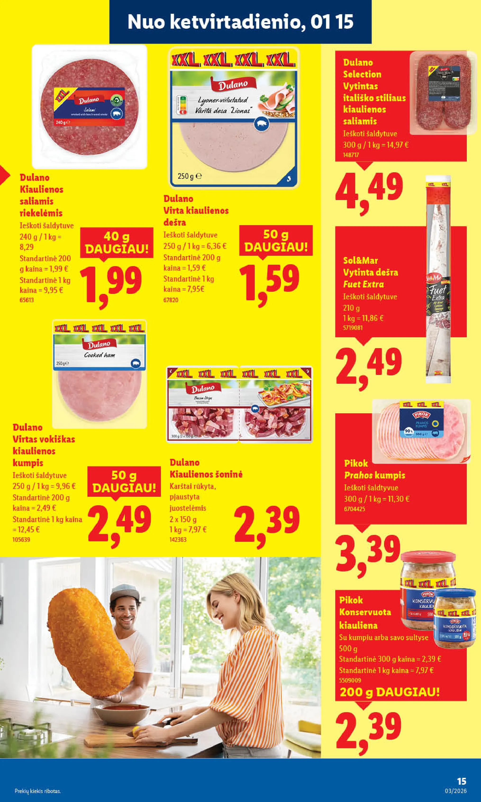 LIDL akcijų ir nuolaidų leidinys Nr. 3 nuo 2026.01.12 iki 2026.01.18 - 17