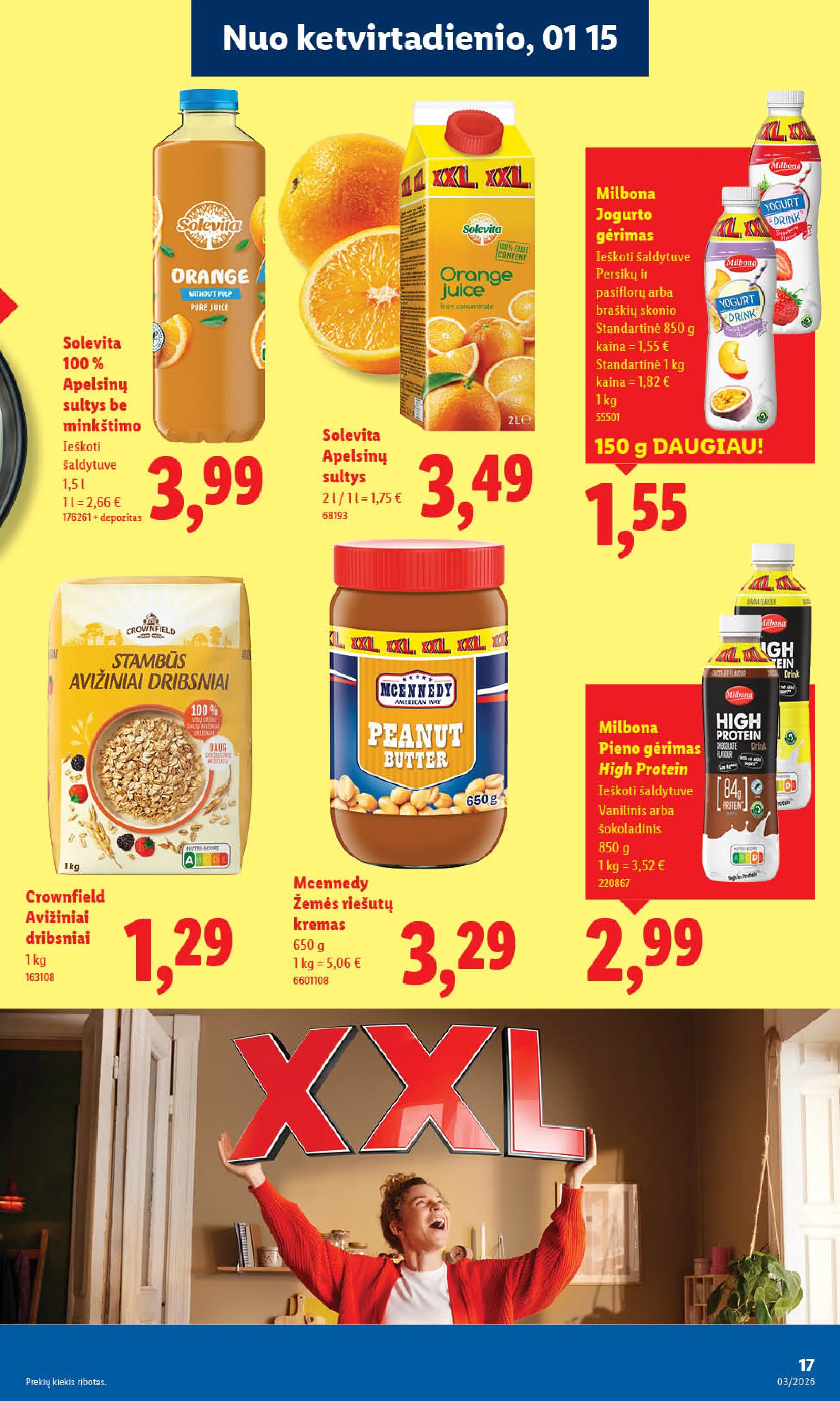 LIDL akcijų ir nuolaidų leidinys Nr. 3 nuo 2026.01.12 iki 2026.01.18 - 19