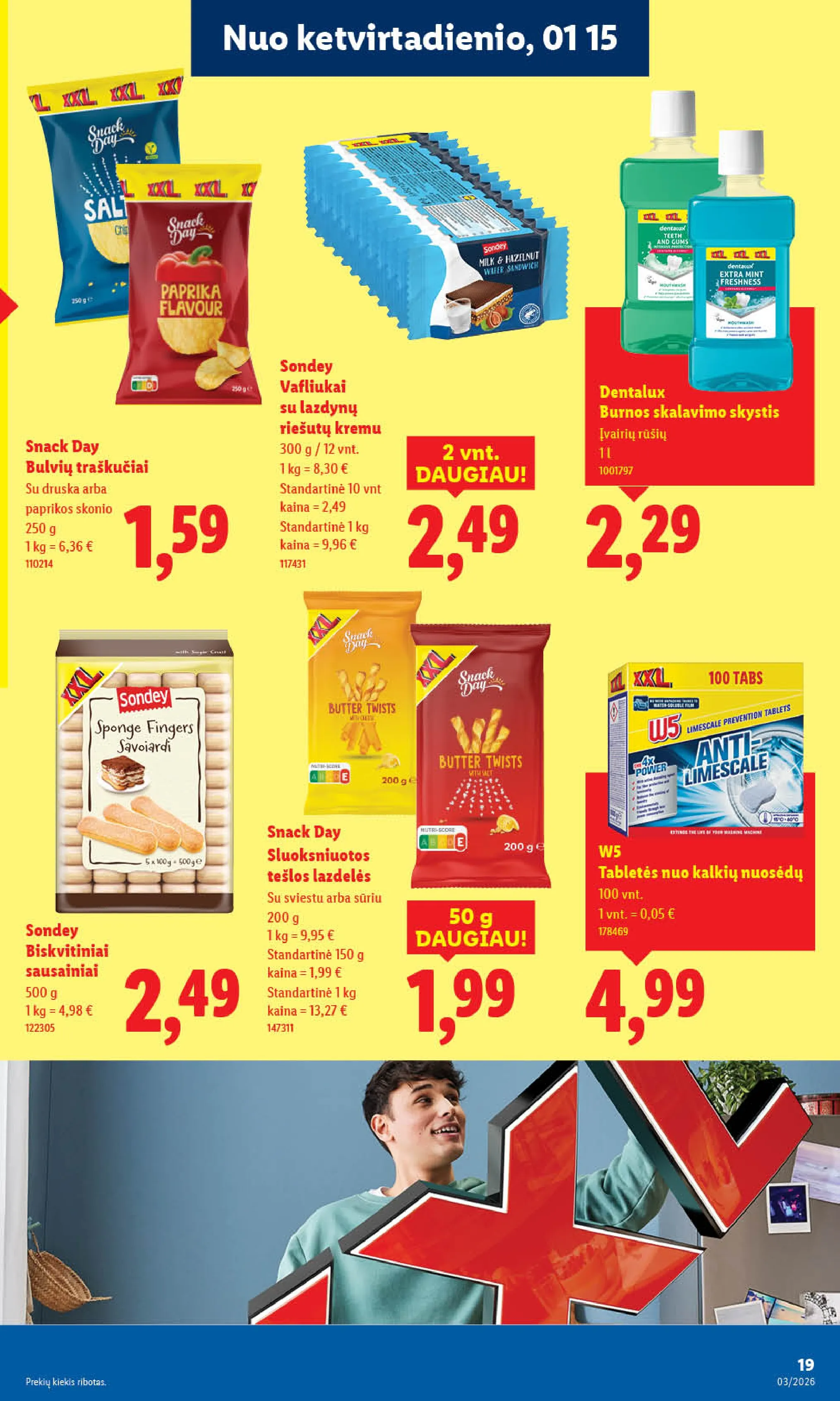 LIDL akcijų ir nuolaidų leidinys Nr. 3 nuo 2026.01.12 iki 2026.01.18 - 21