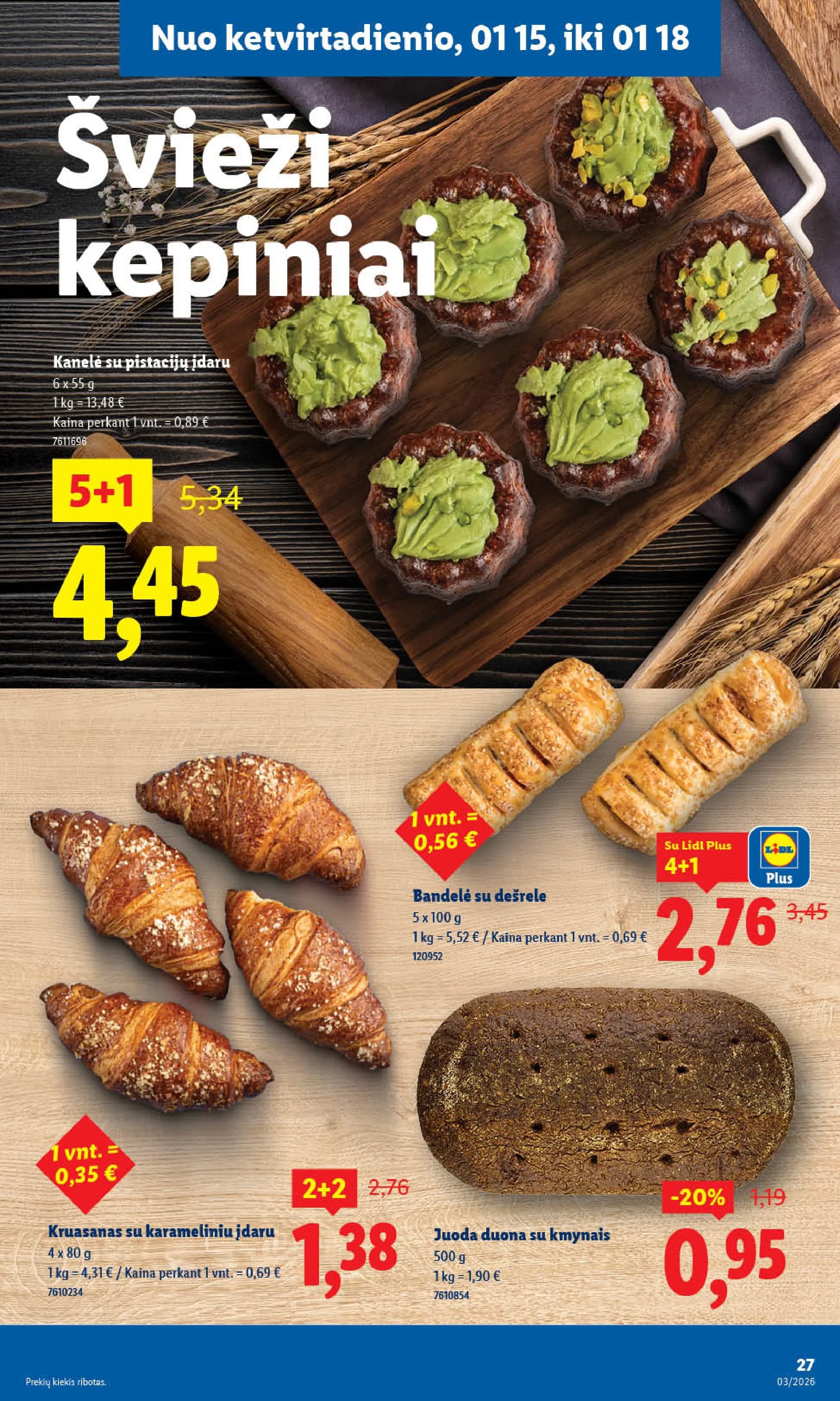 LIDL akcijų ir nuolaidų leidinys Nr. 3 nuo 2026.01.12 iki 2026.01.18 - 29