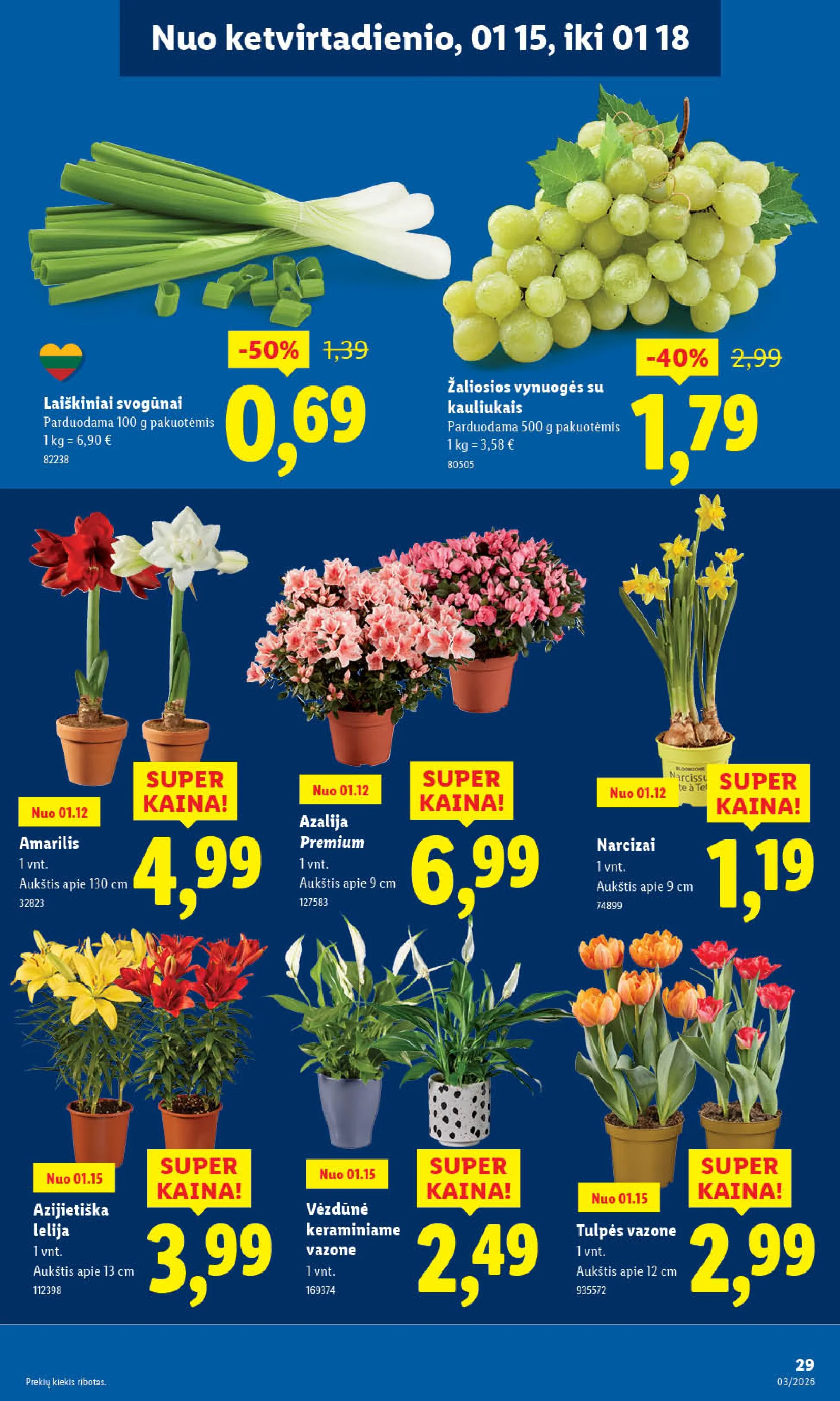 LIDL akcijų ir nuolaidų leidinys Nr. 3 nuo 2026.01.12 iki 2026.01.18 - 31