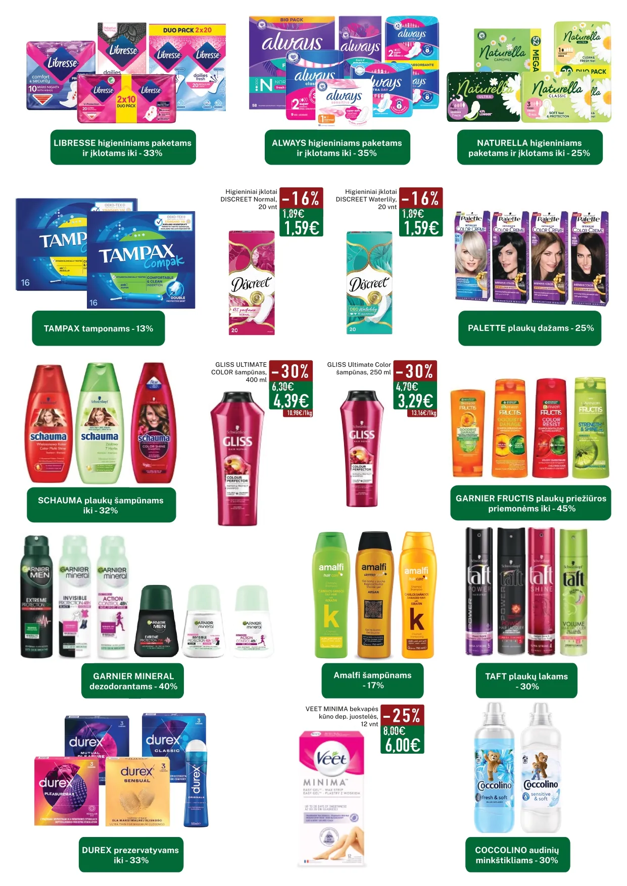 ELIMART TAU akcijų ir nuolaidų leidinys Nr. 1 nuo 2026.01.05 iki 2026.02.01