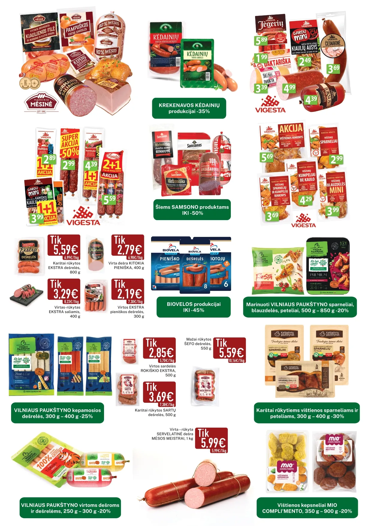 ELIMART TAU akcijų ir nuolaidų leidinys Nr. 1 nuo 2026.01.05 iki 2026.02.01