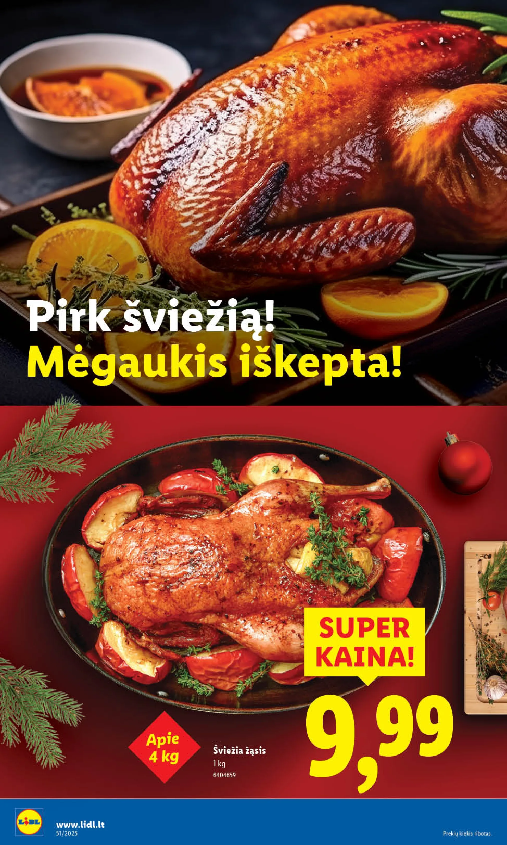 LIDL akcijų ir nuolaidų leidinys Nr. 51 nuo 2025.12.15 iki 2025.12.21 - 50