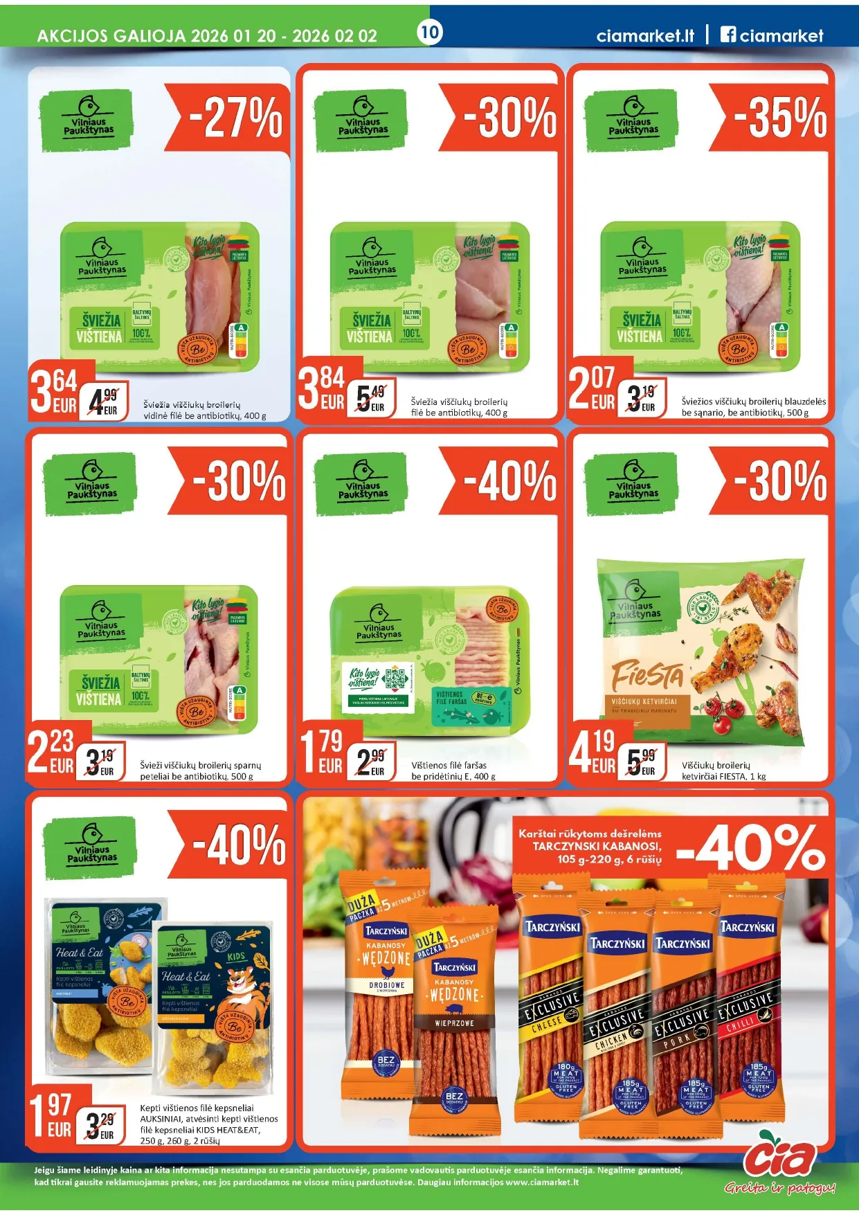 ČIA akcijų ir nuolaidų leidinys Nr. 2 nuo 2026.01.20 iki 2026.02.02 - 10