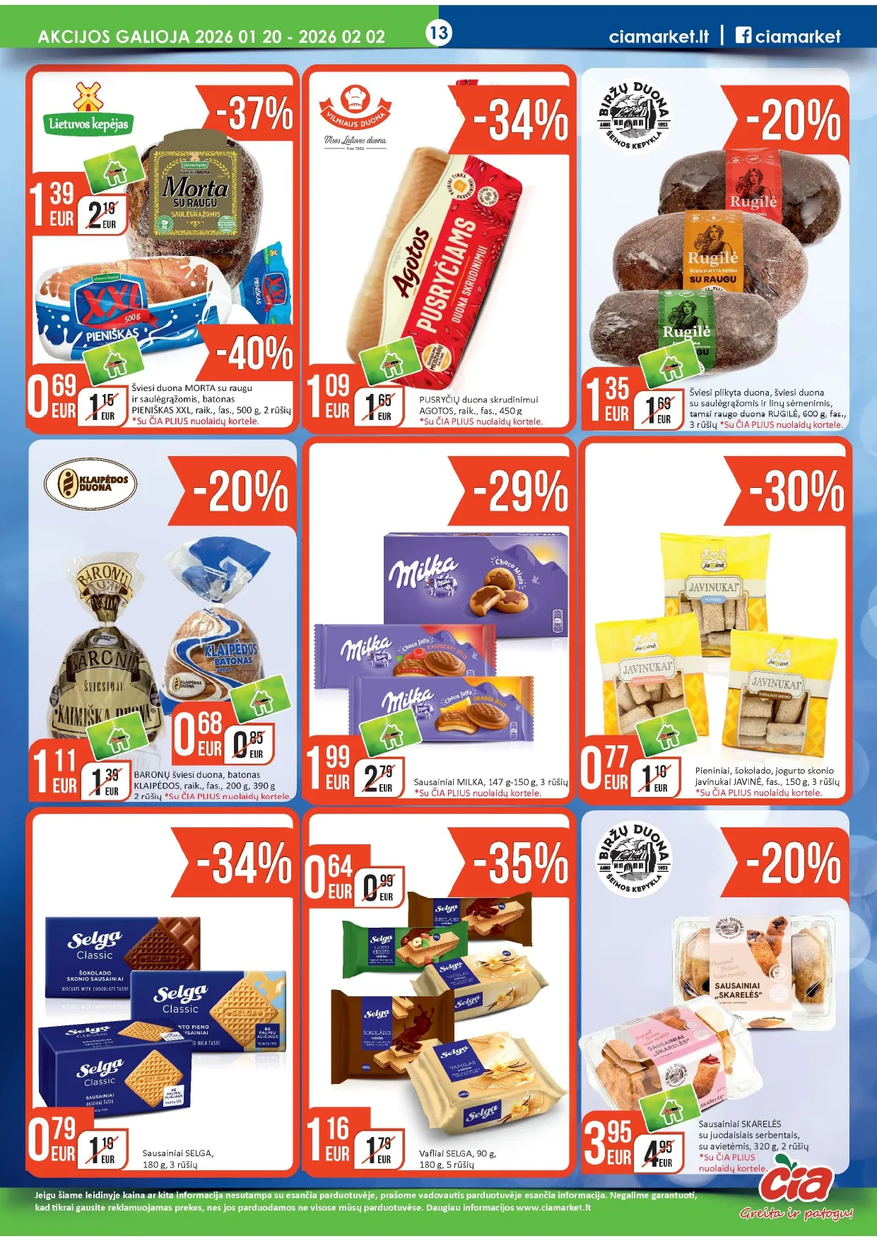 ČIA akcijų ir nuolaidų leidinys Nr. 2 nuo 2026.01.20 iki 2026.02.02 - 13