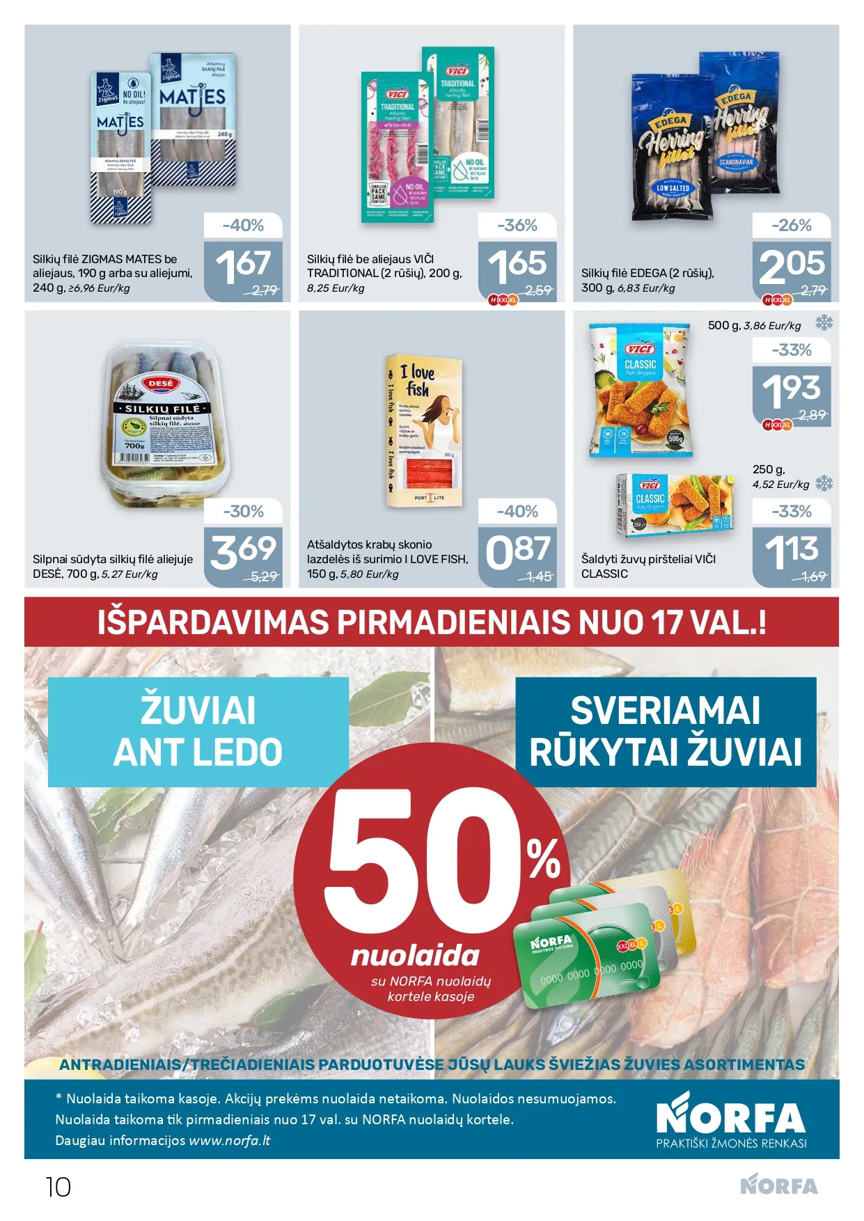 NORFA akcijų ir nuolaidų leidinys Nr. 3 nuo 2026.02.05 iki 2026.02.18 - 10