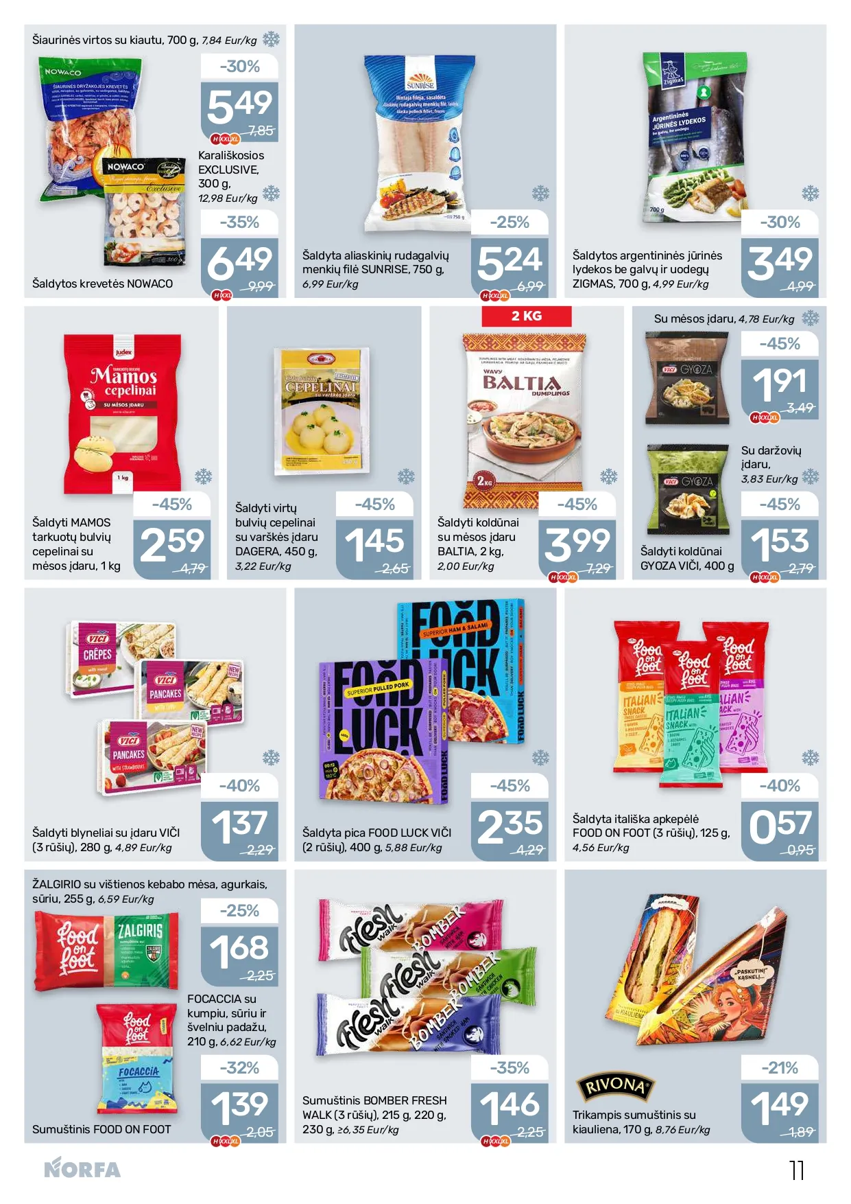 NORFA akcijų ir nuolaidų leidinys Nr. 3 nuo 2026.02.05 iki 2026.02.18 - 11