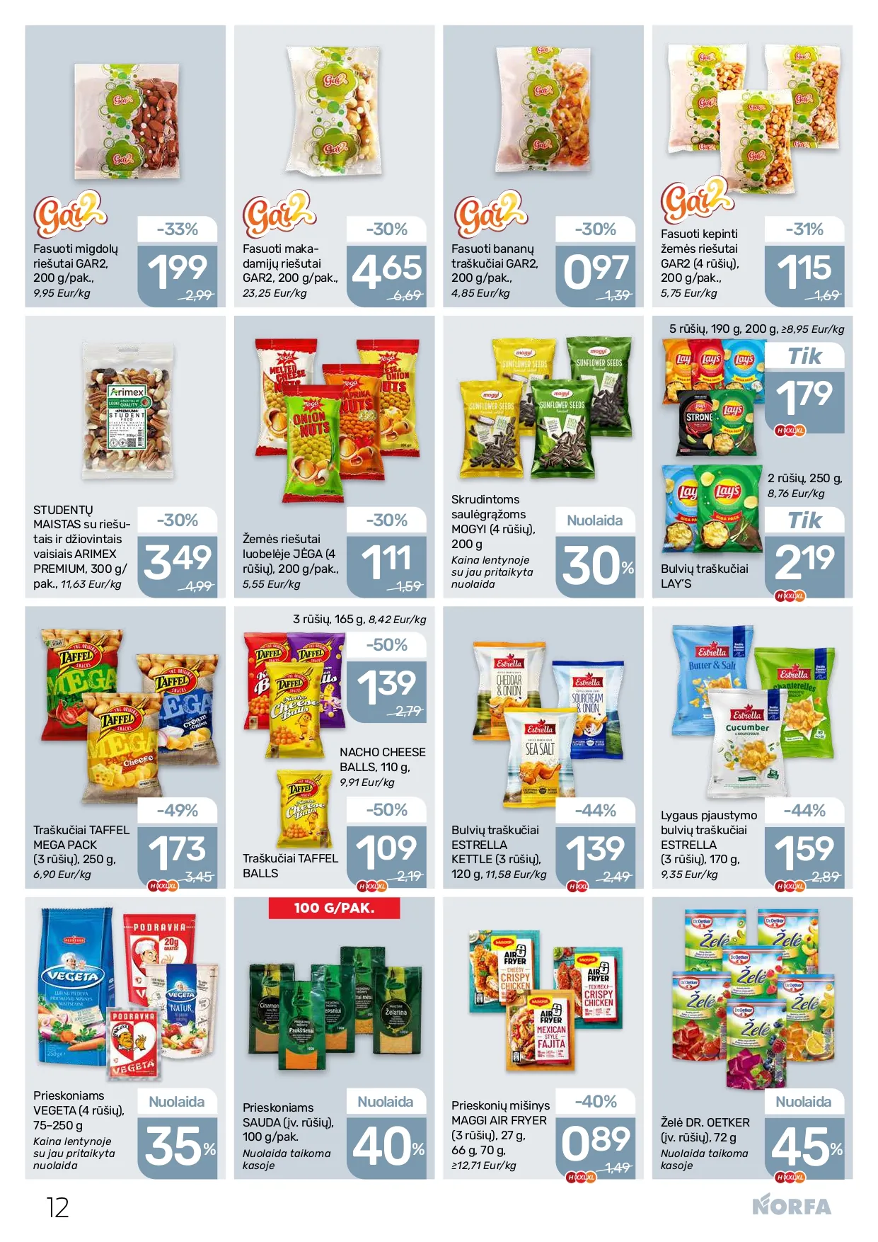 NORFA akcijų ir nuolaidų leidinys Nr. 3 nuo 2026.02.05 iki 2026.02.18 - 12