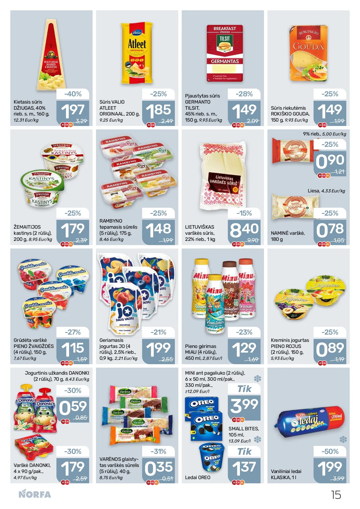 NORFA akcijų ir nuolaidų leidinys Nr. 3 nuo 2026.02.05 iki 2026.02.18 - 15