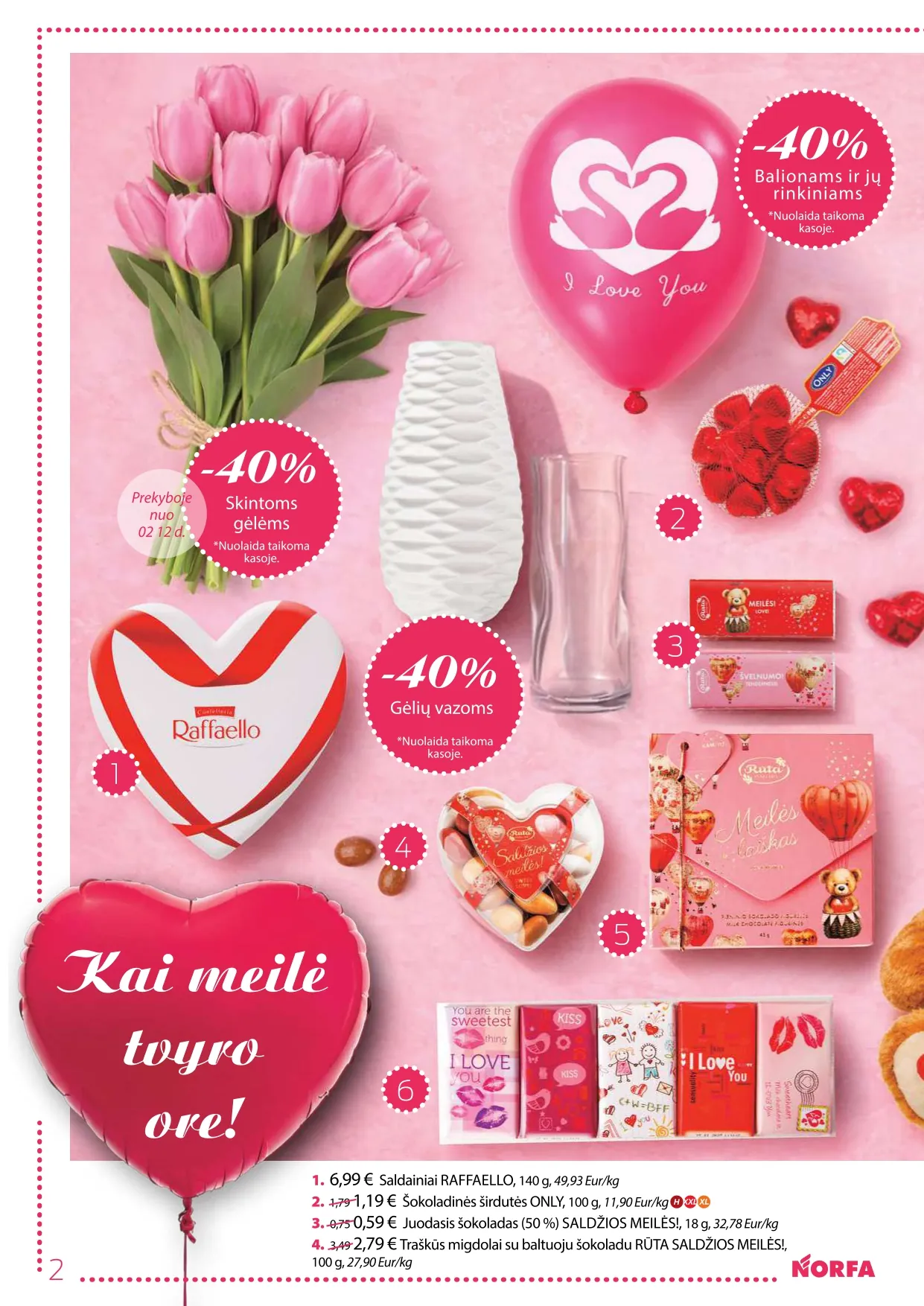 NORFA akcijų ir nuolaidų leidinys Nr. 3 nuo 2026.02.05 iki 2026.02.18