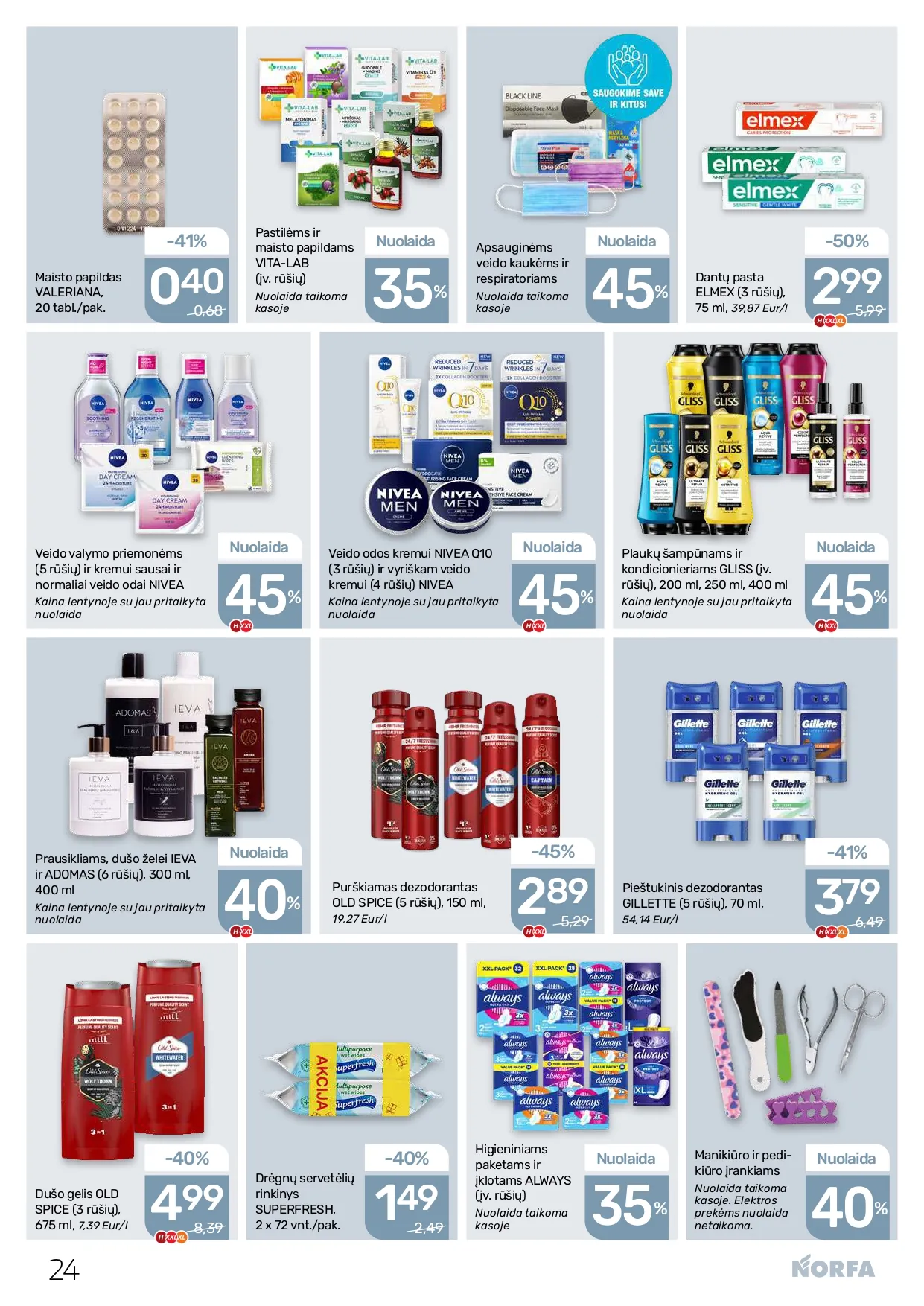 NORFA akcijų ir nuolaidų leidinys Nr. 3 nuo 2026.02.05 iki 2026.02.18 - 24