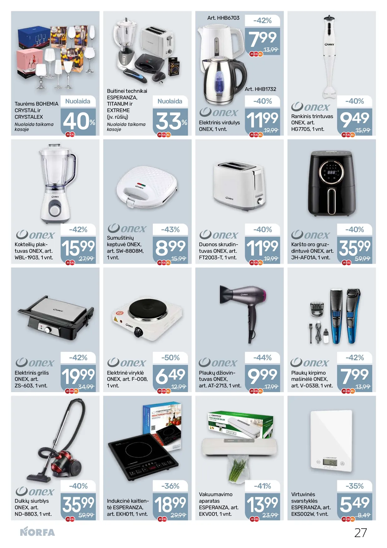 NORFA akcijų ir nuolaidų leidinys Nr. 3 nuo 2026.02.05 iki 2026.02.18 - 27