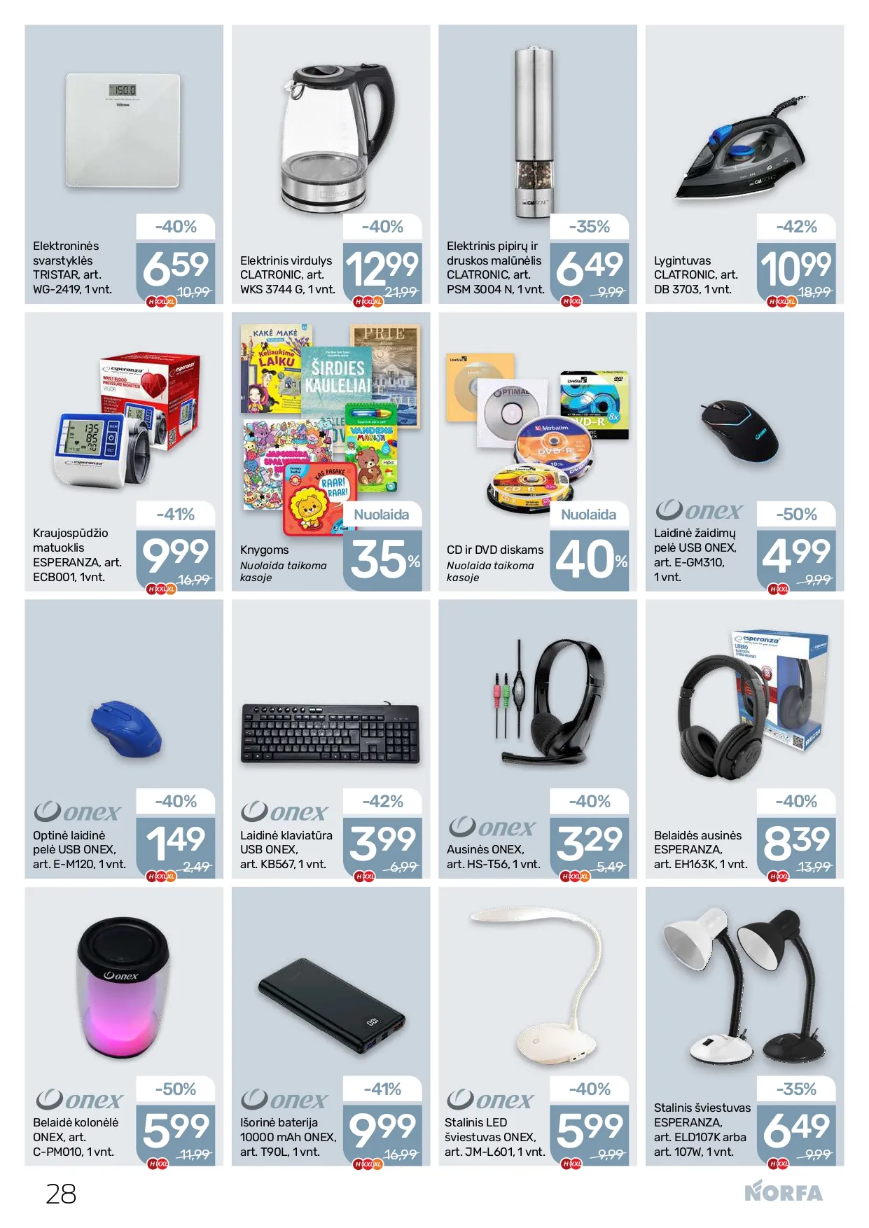 NORFA akcijų ir nuolaidų leidinys Nr. 3 nuo 2026.02.05 iki 2026.02.18 - 28