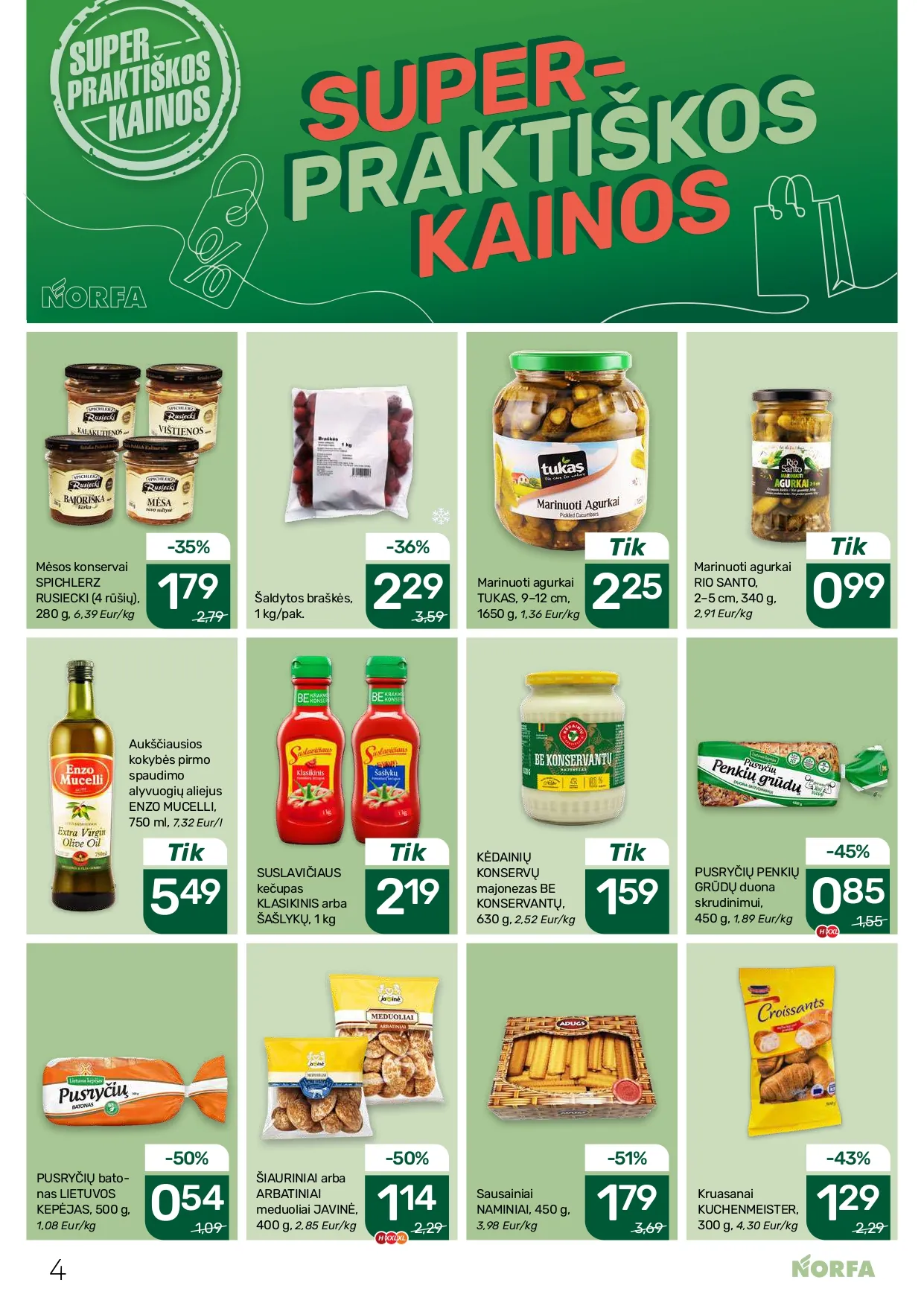 NORFA akcijų ir nuolaidų leidinys Nr. 3 nuo 2026.02.05 iki 2026.02.18 - 4