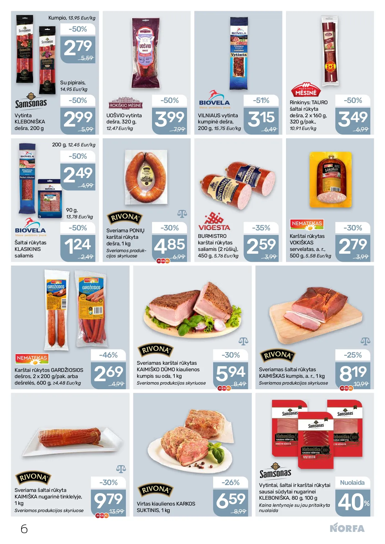 NORFA akcijų ir nuolaidų leidinys Nr. 3 nuo 2026.02.05 iki 2026.02.18 - 6
