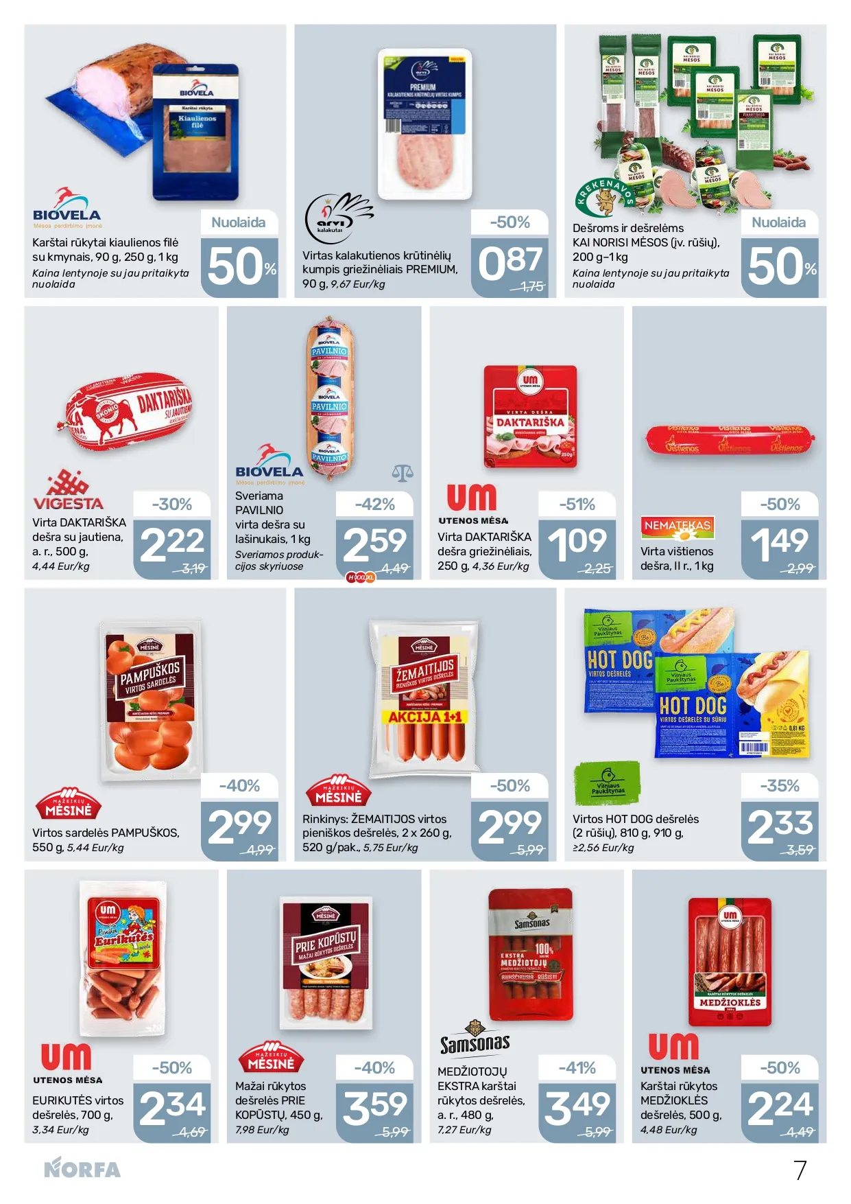 NORFA akcijų ir nuolaidų leidinys Nr. 3 nuo 2026.02.05 iki 2026.02.18 - 7