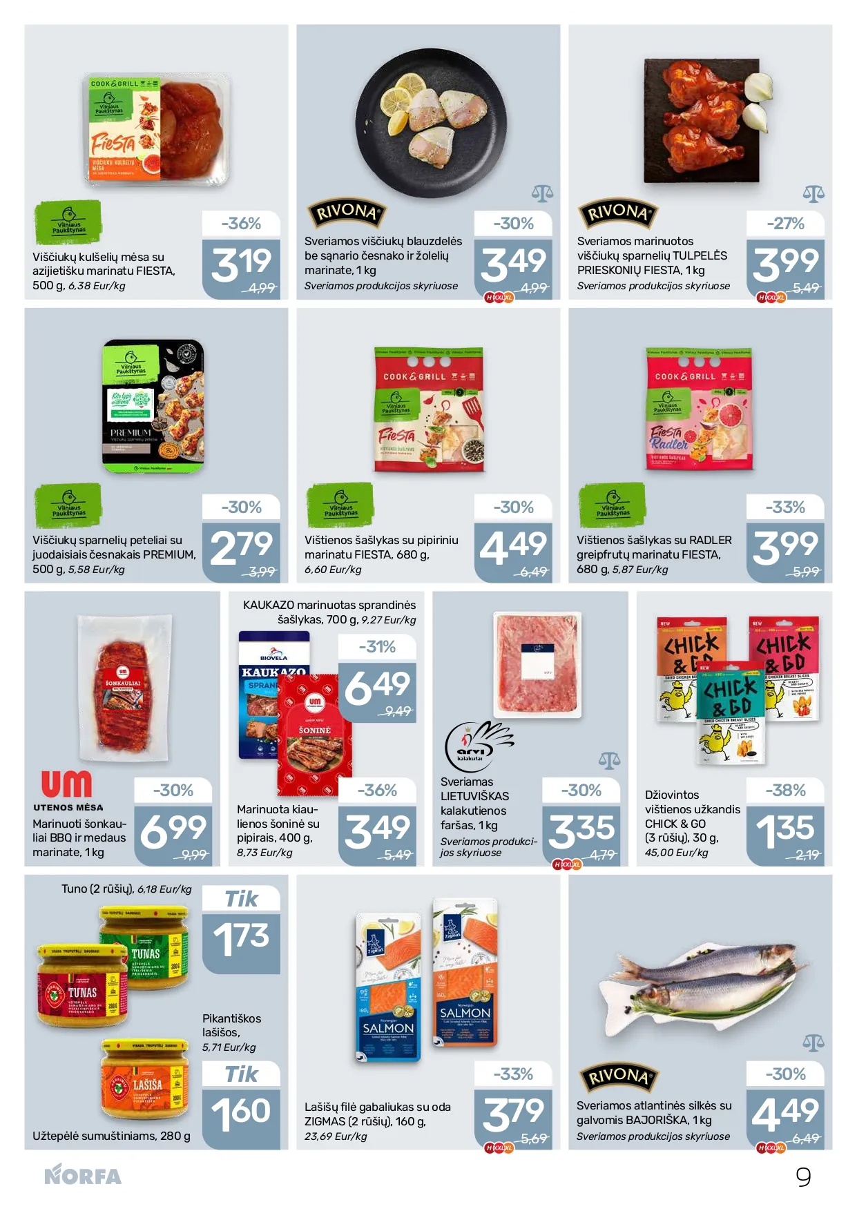 NORFA akcijų ir nuolaidų leidinys Nr. 3 nuo 2026.02.05 iki 2026.02.18 - 9