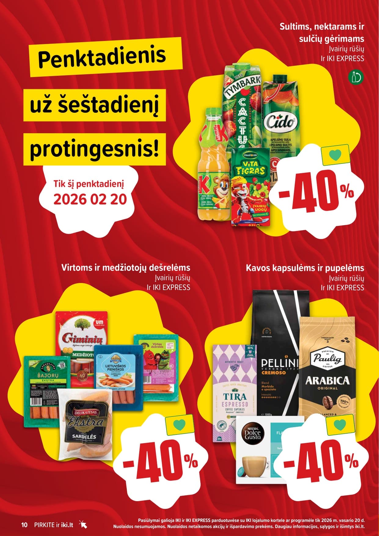IKI akcijų ir nuolaidų leidinys Nr. 8 nuo 2026.02.16 iki 2026.02.22 - 10