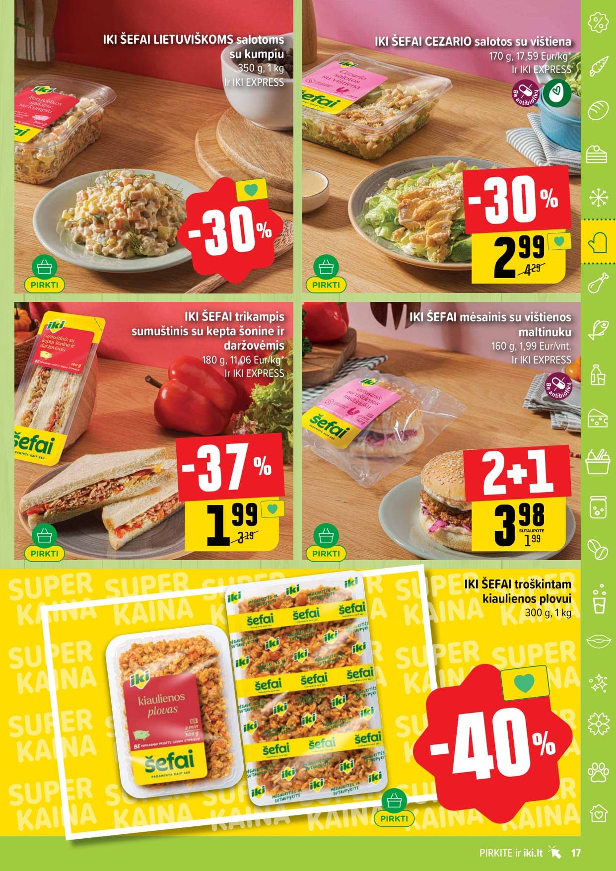 IKI akcijų ir nuolaidų leidinys Nr. 8 nuo 2026.02.16 iki 2026.02.22 - 17